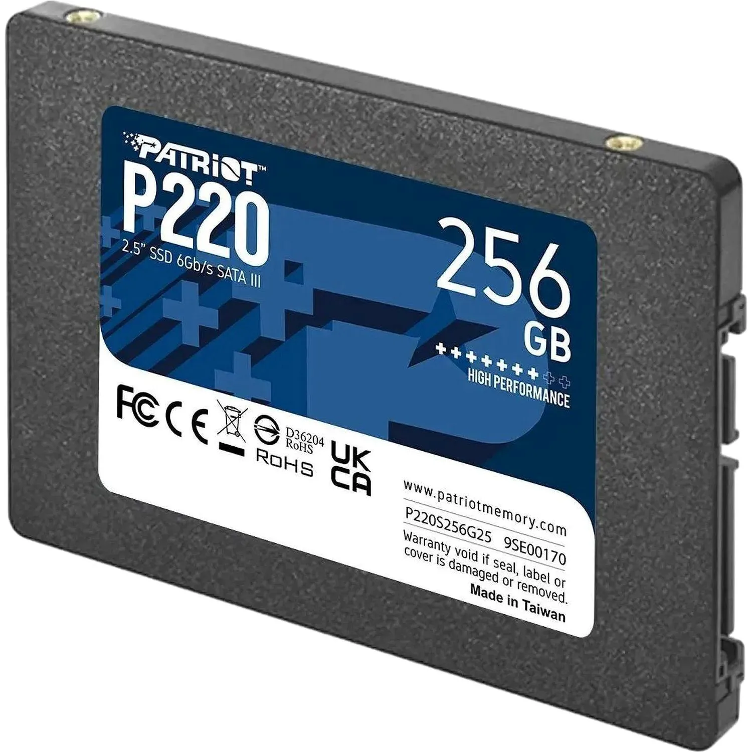 SSD накопитель PATRIOT P220 256Gb 2.5, SATA(P220S256G25) - фото 2