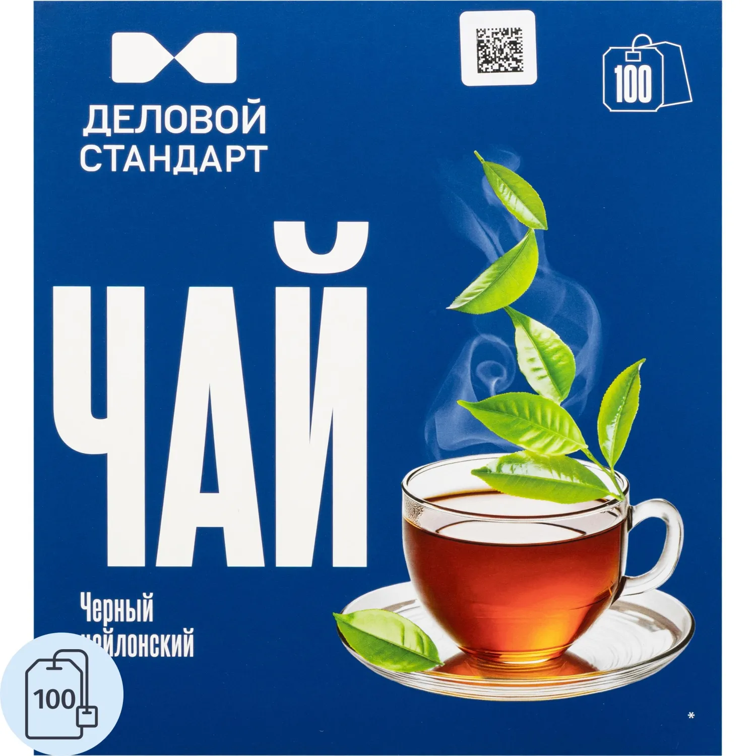 Чай Деловой Стандарт черный цейлонский 2гх100пак - фото 1