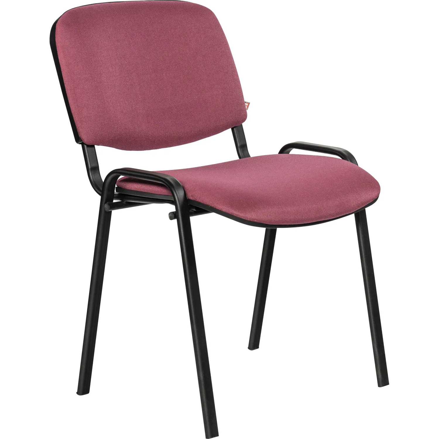 Стул UA_EChair Rio(ИЗО/ISO) черн, ткань бордовый С-29 - фото 1