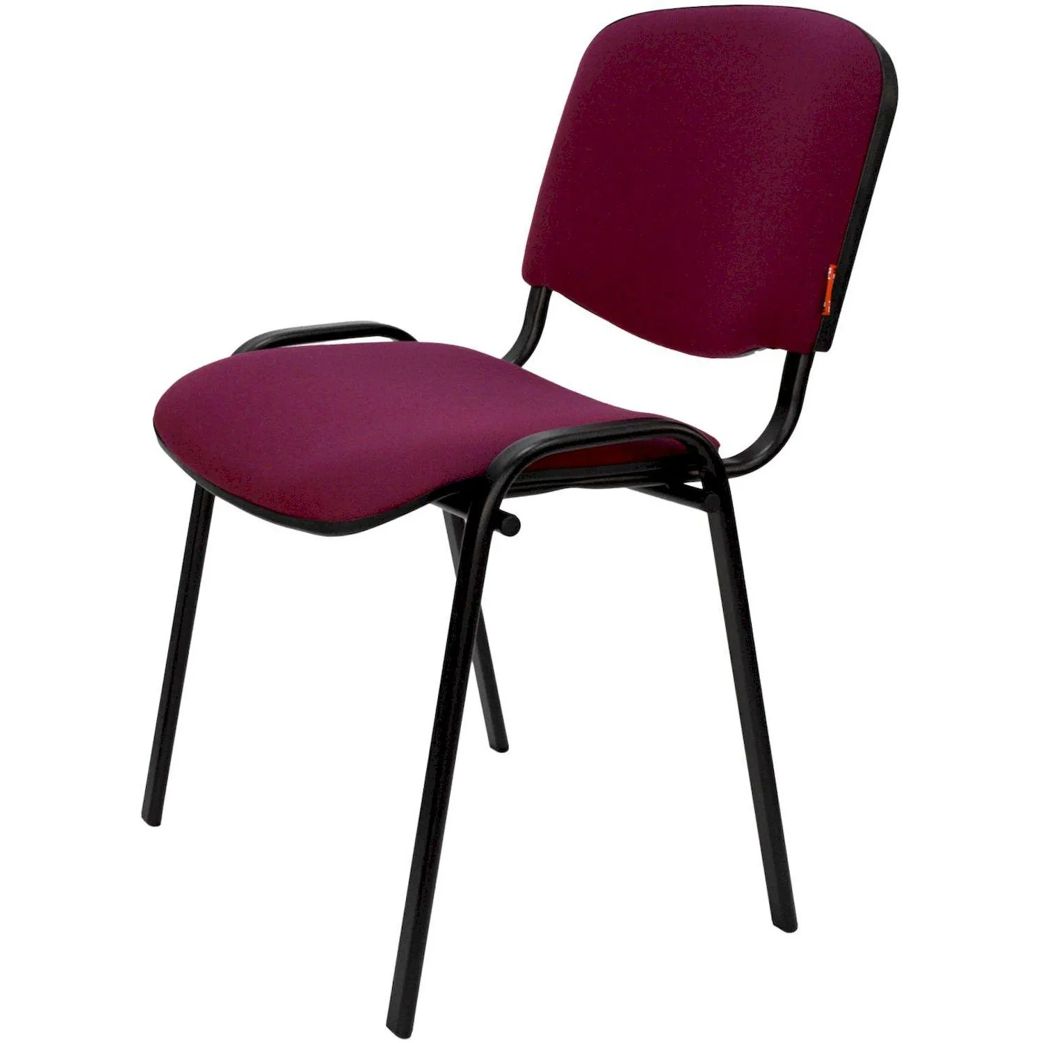 Стул UA_EChair Rio(ИЗО/ISO) черн, ткань бордовый С-29 - фото 6