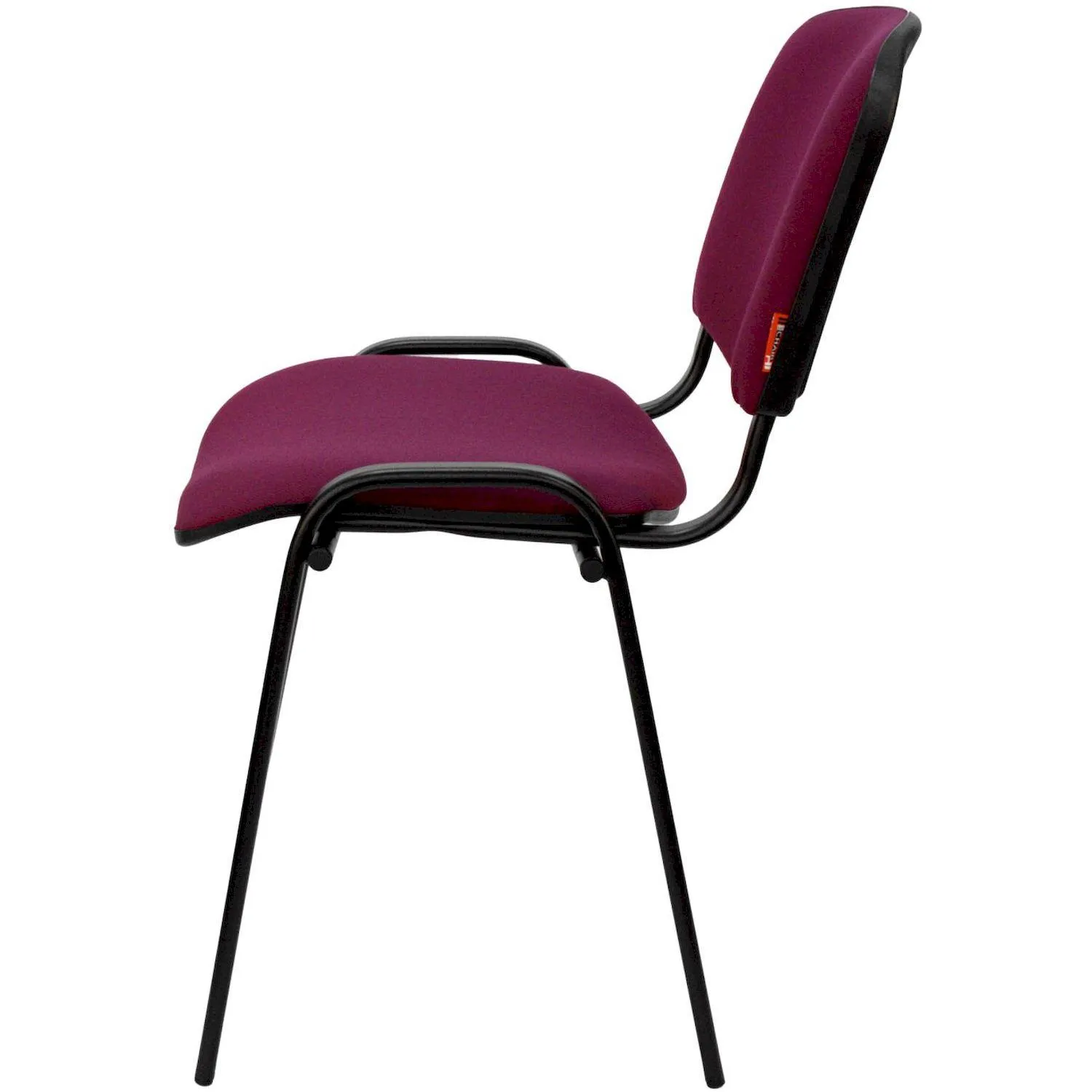 Стул UA_EChair Rio(ИЗО/ISO) черн, ткань бордовый С-29 - фото 9