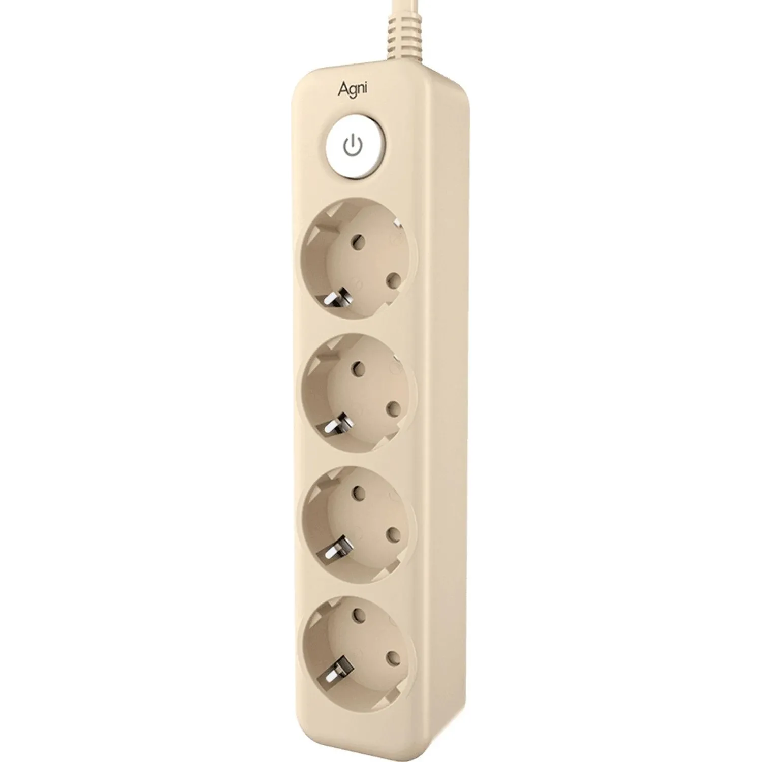 Сетевой фильтр AGNI 4/3м,слоновая кость(TP-FD4E-3m-ivory) - фото 3