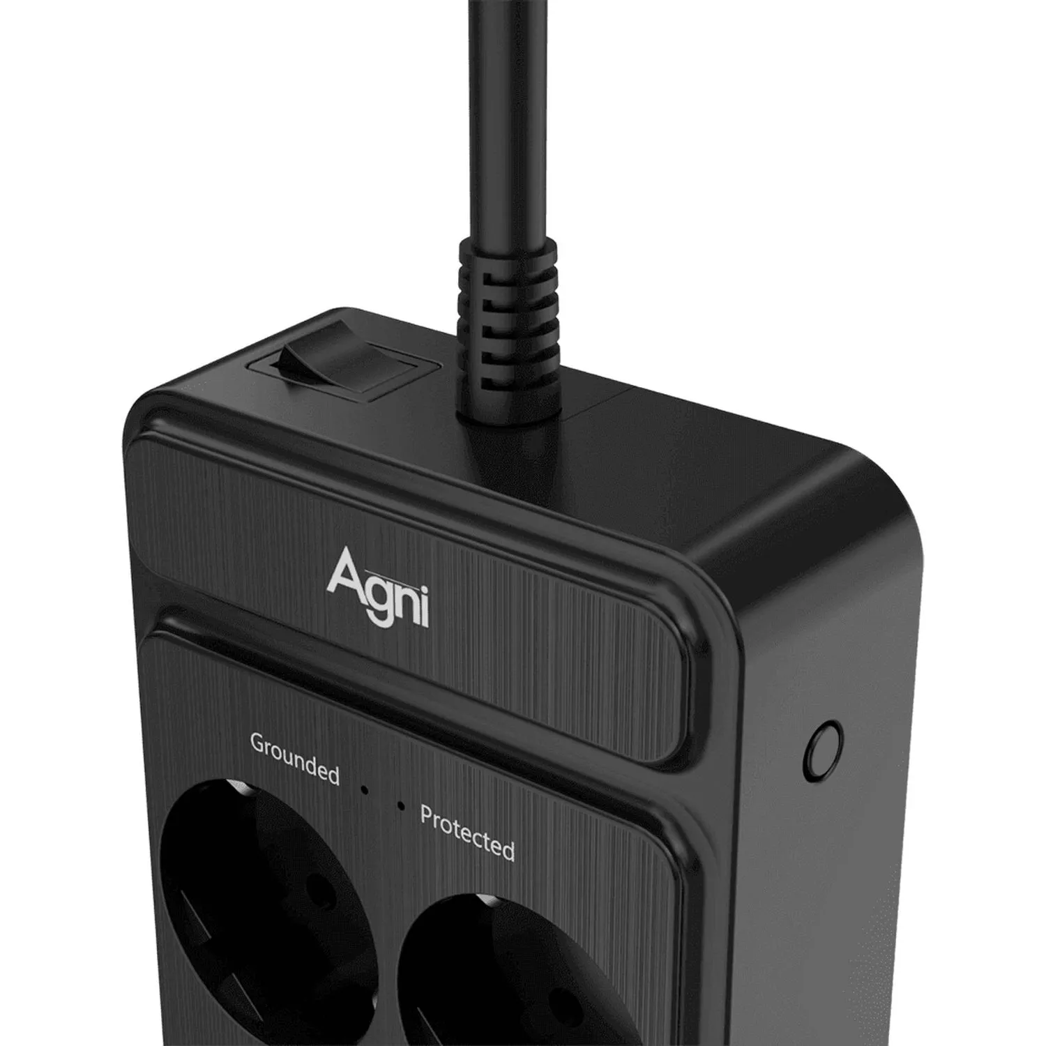 Сетевой фильтр AGNI 6р/2м,черный(TP-FS6E-2m-black) - фото 3
