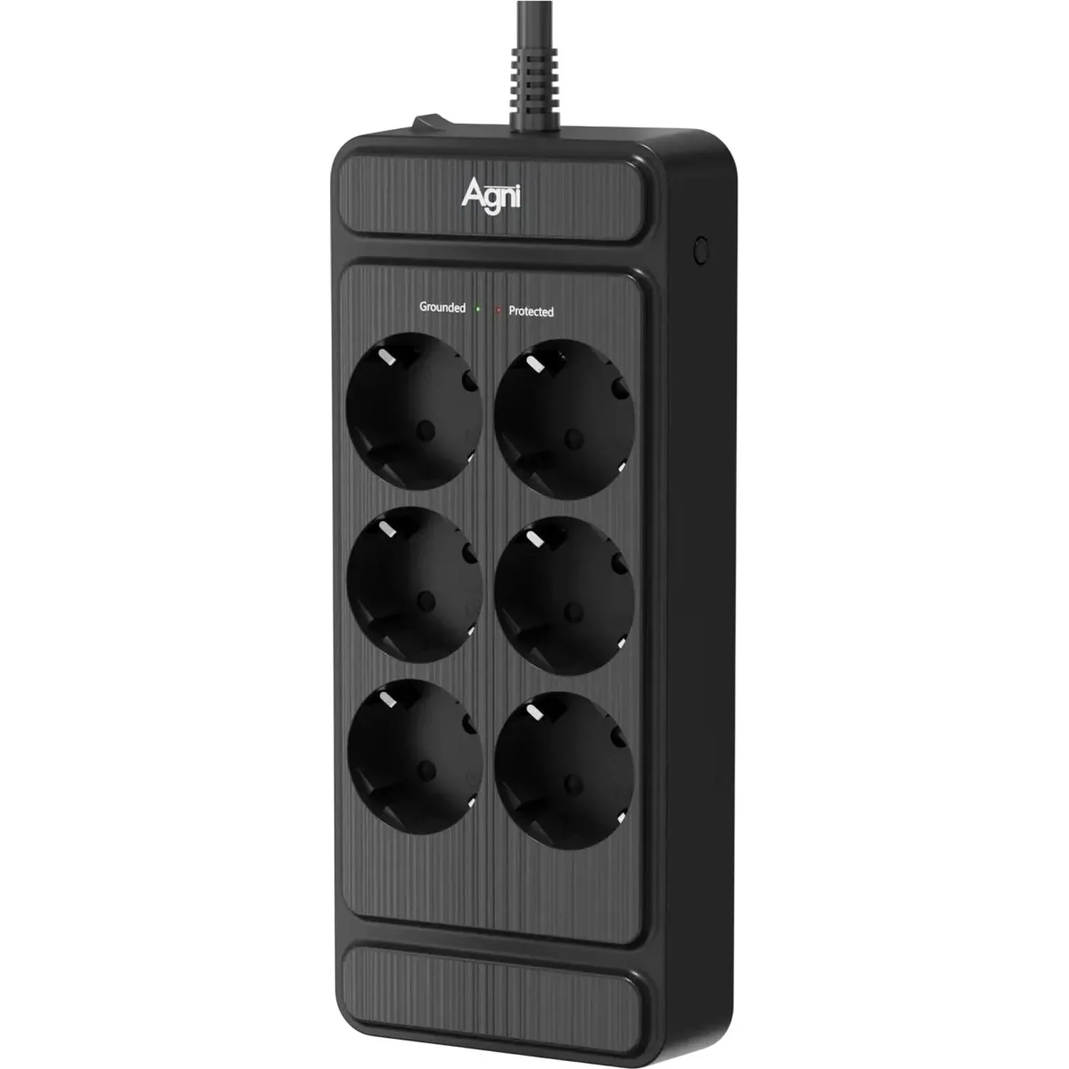 Сетевой фильтр AGNI 6р/3м,черный(TP-FS6E-3m-black) - фото 4
