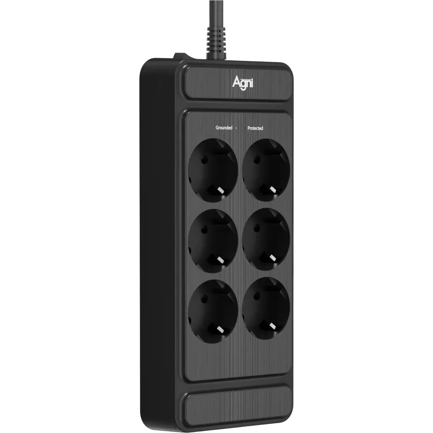 Сетевой фильтр AGNI 6р/3м,черный(TP-FS6E-3m-black) - фото 6
