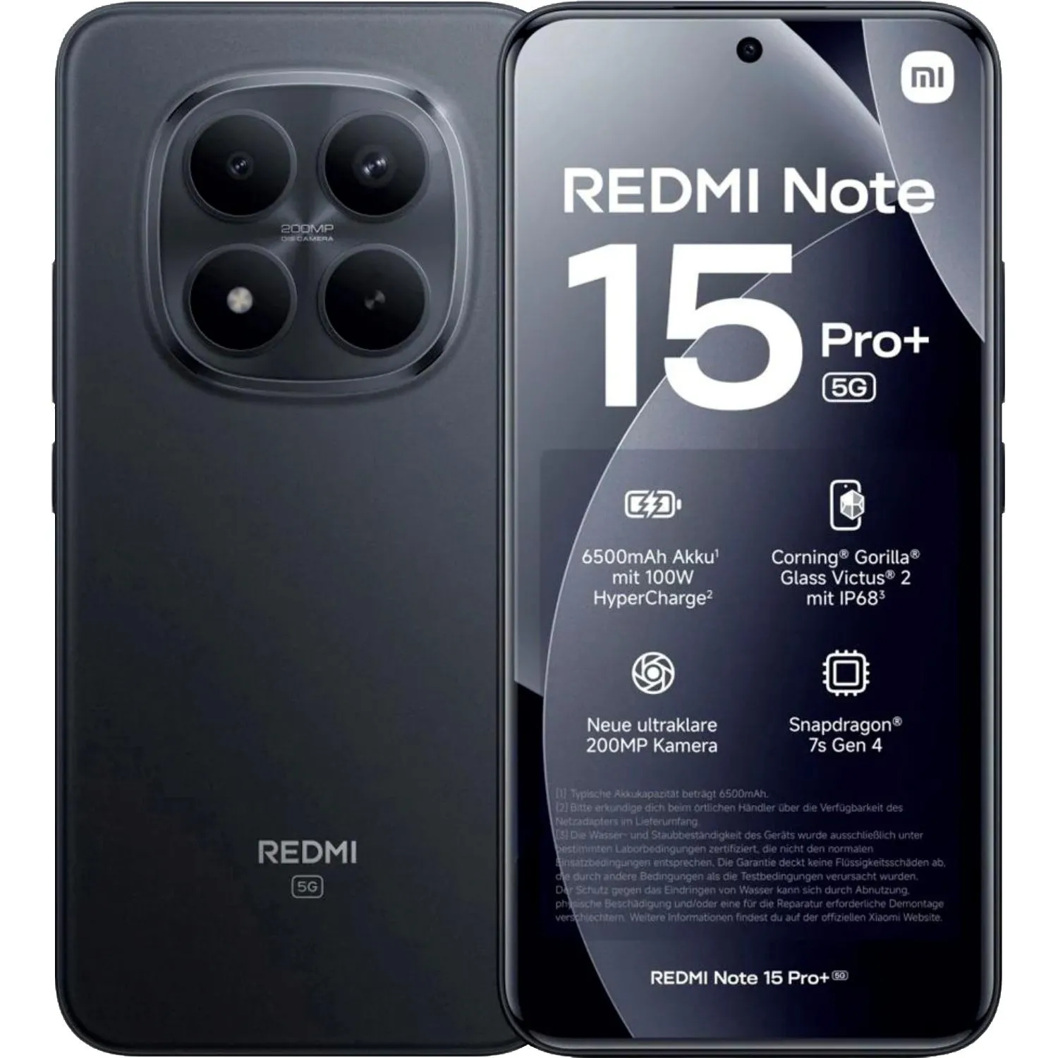Смартфон Xiaomi Redmi Note 15 Pro + 5G RU 8+256 Black - фото 7