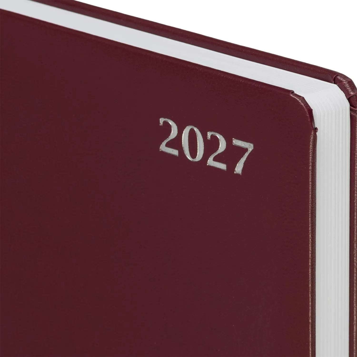 Ежедневник датированный 2027 Attache А5 168л 138x213мм балакрон бордо - фото 2