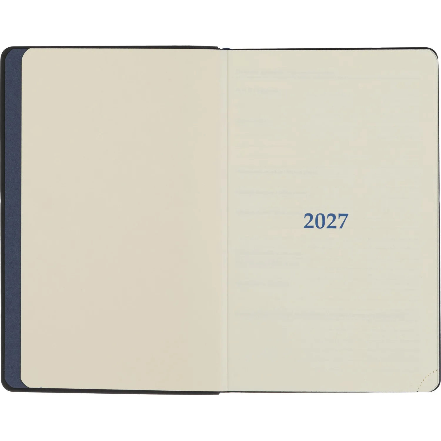 Ежедневник датированный 2027 ИМИДЖ Attache А5 168л,138x213,иск.кож,тем-син - фото 5
