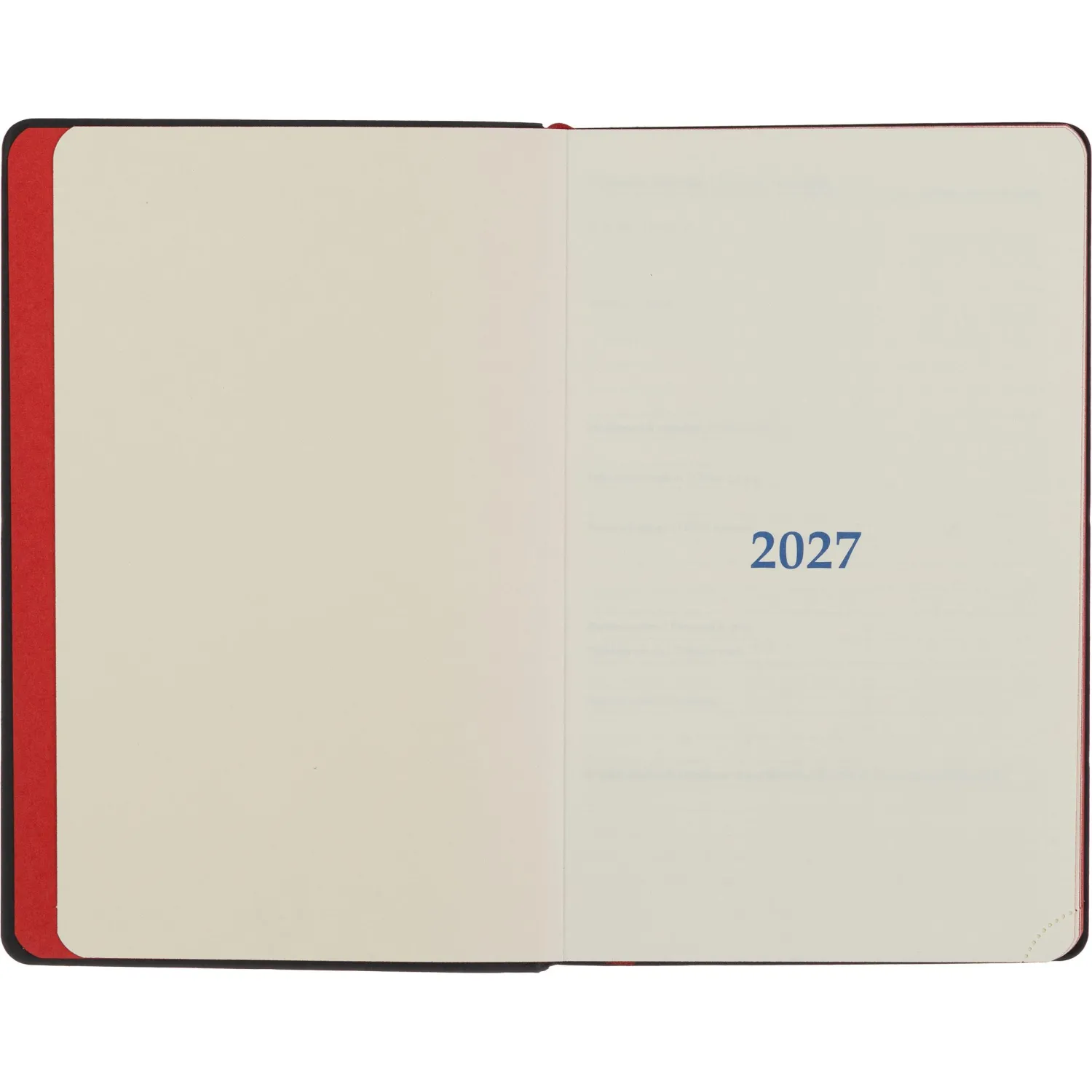 Ежедневник датированный 2027 ИМИДЖ Attache А5,168л,138x213мм,иск.кожа,красн - фото 5