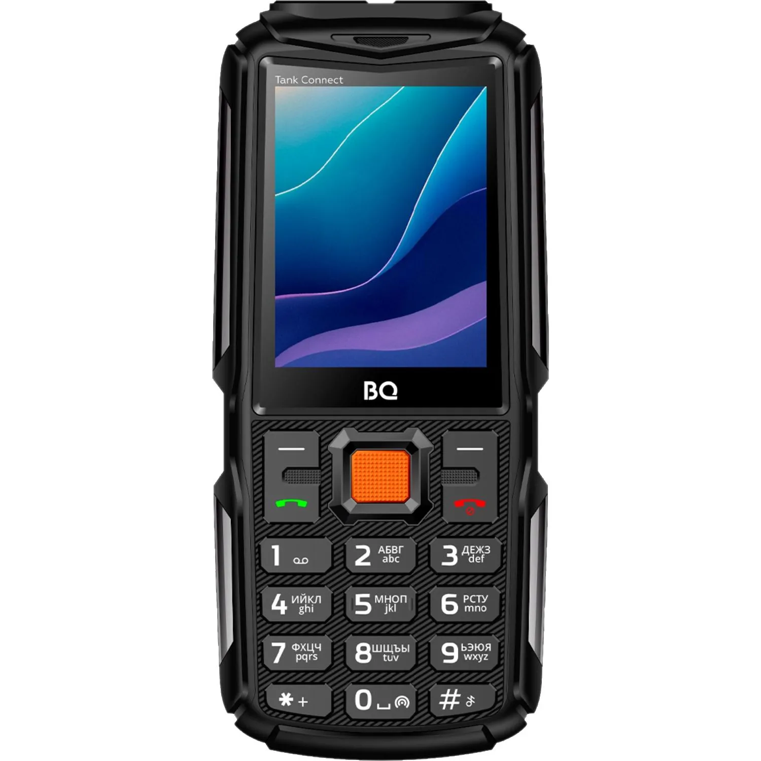 Мобильный телефон BQ 2430L Tank Connect Black+Gunmetal - фото 1