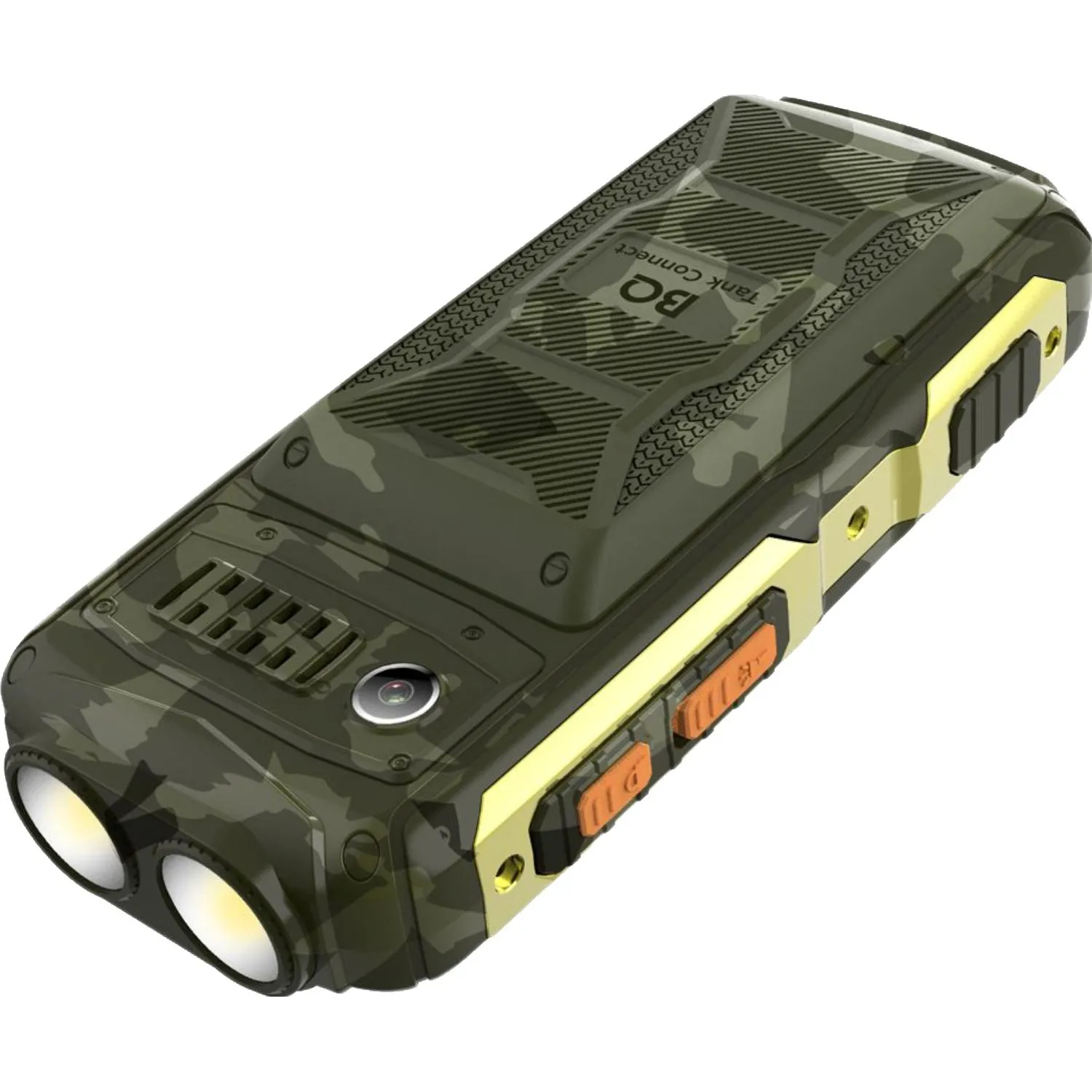 Мобильный телефон BQ 2430L Tank Connect Camouflage+Gold - фото 7