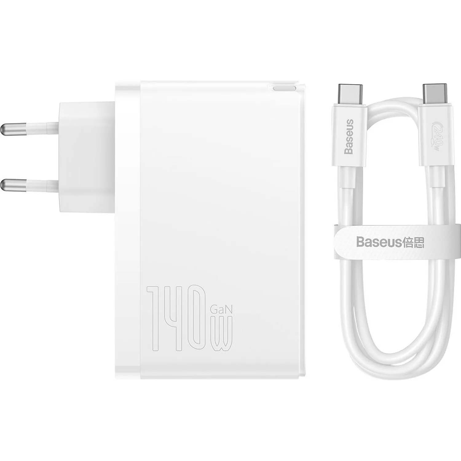 Зарядное устройство сетевое Baseus GaN5 Pro 140W EU White (CCGP100202) - фото 2