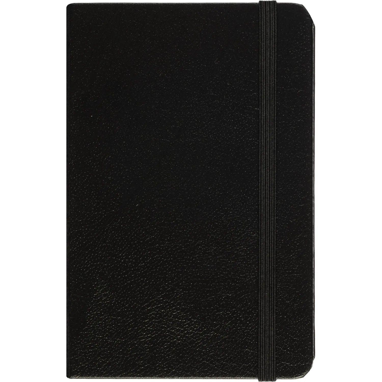 Бизнес-блокнот Attache (100x150 мм) А6, ЭССЕ,балакр,резин,клетка,черный,80л - фото 1