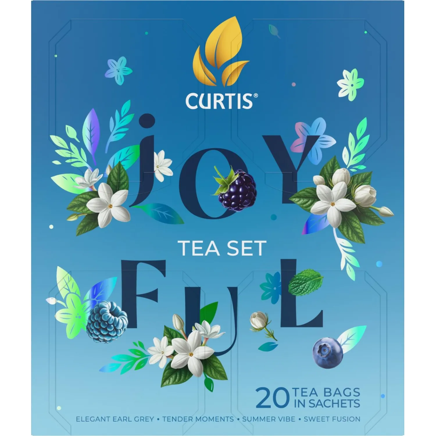 Чай Curtis Joyful Tea Set ассорти 4 вкуса 20 сашет - фото 2