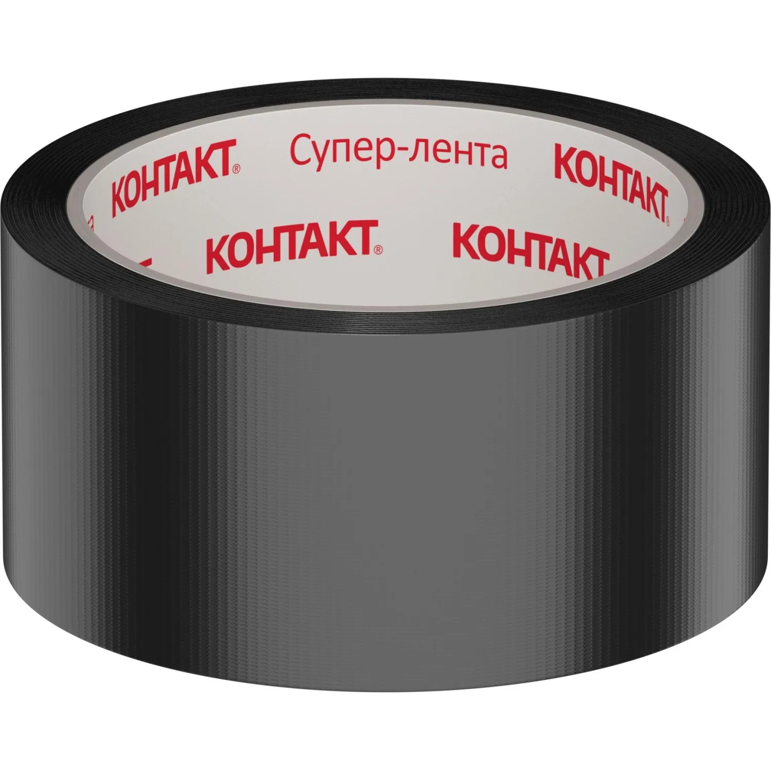 Клейкая лента армированная КОНТАКТ, 50ммx10м, 175мкм, черная (25326) - фото 3