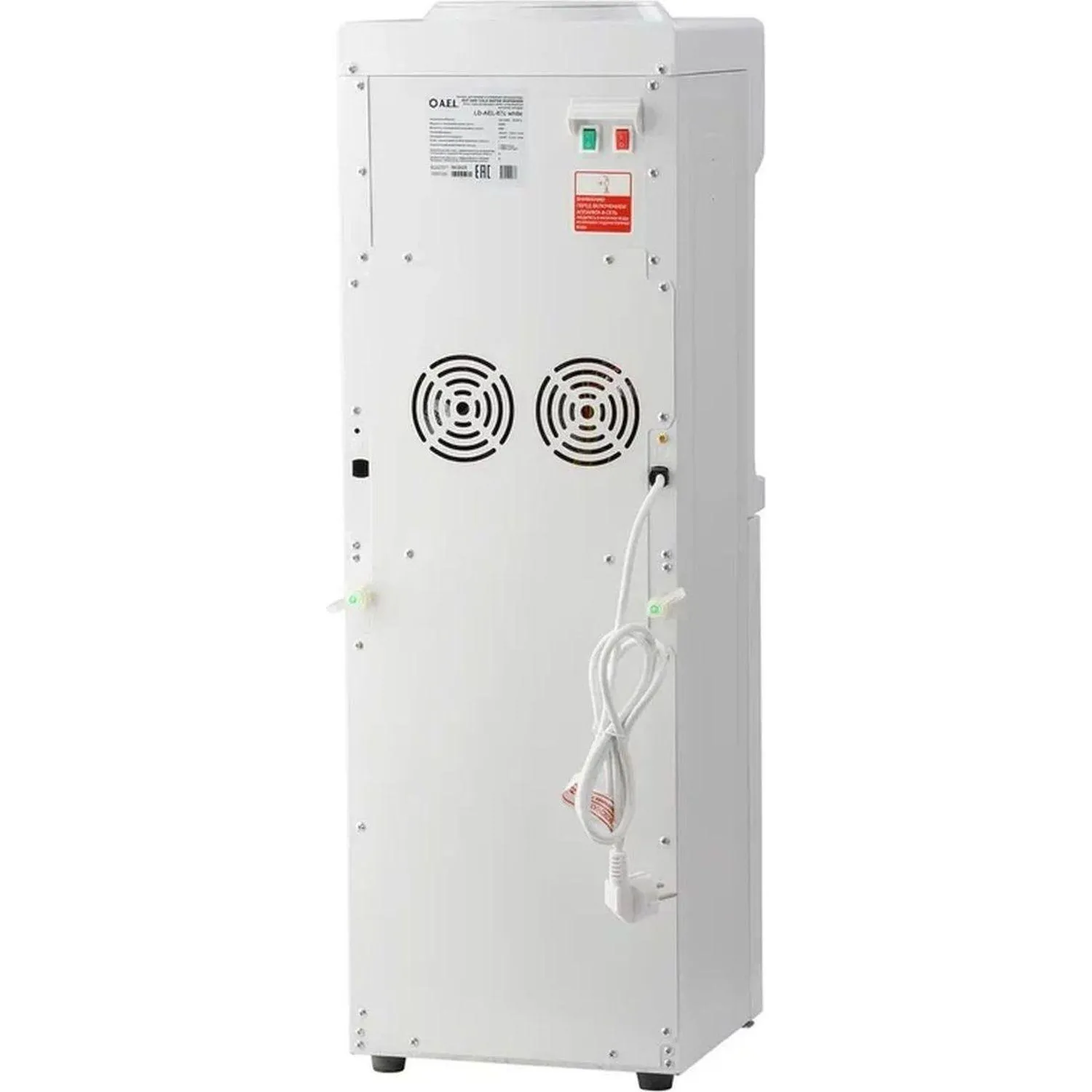 Кулер AEL LD-AEL-87c white арт.00488,для воды шкафчик нагрев/ электр охл - фото 2