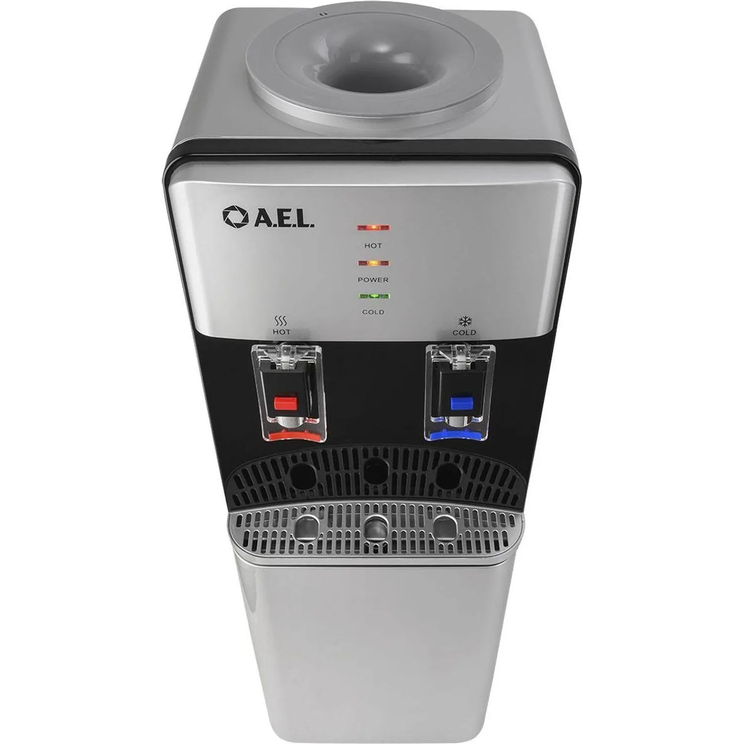 Кулер AEL LD-AEL-40c silver/black  для воды,шкафчик нагрев/электр охл - фото 4