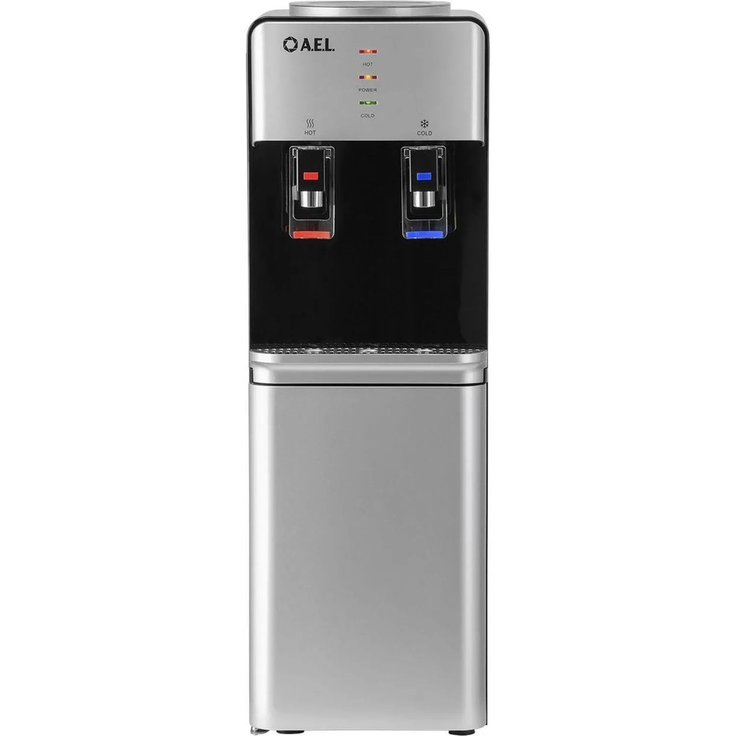 Кулер AEL LD-AEL-40c silver/black  для воды,шкафчик нагрев/электр охл - фото 12
