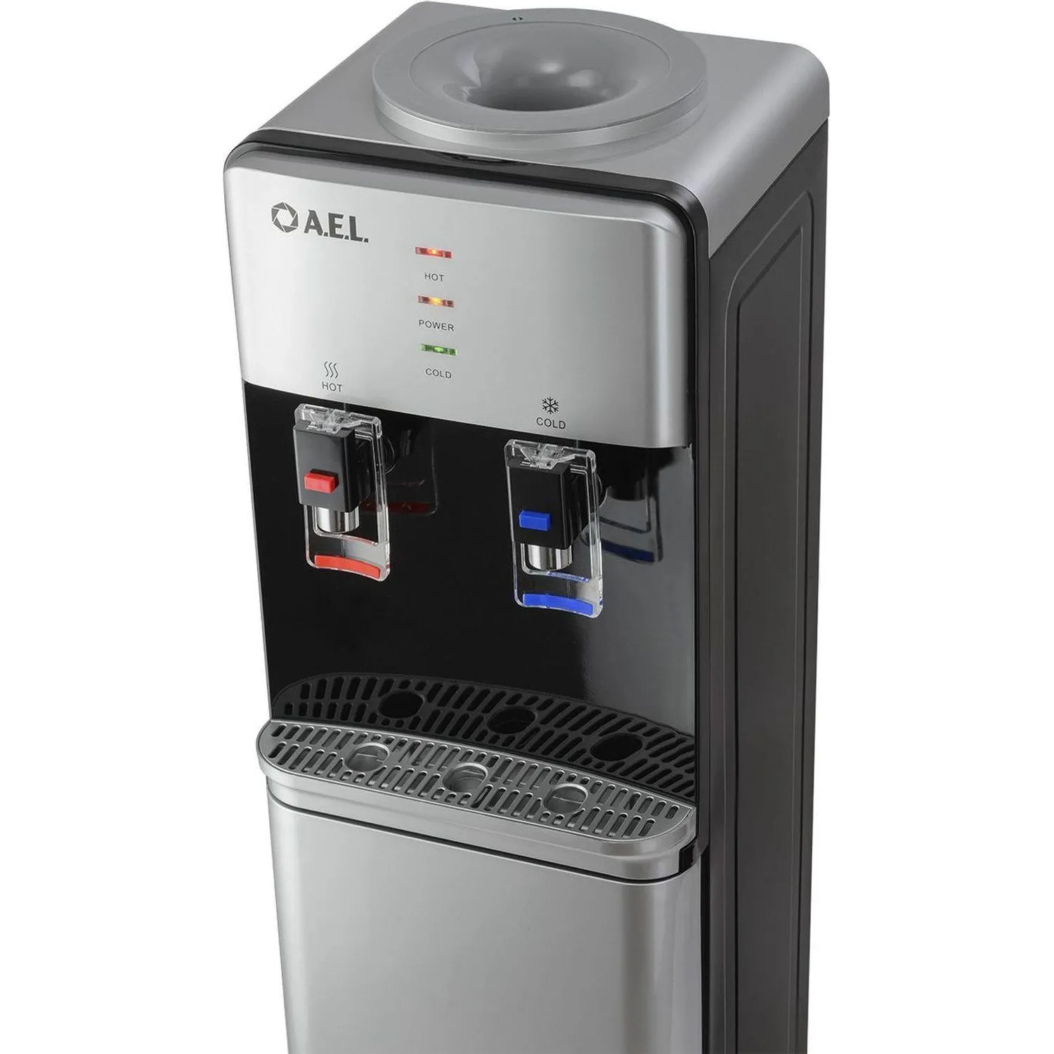 Кулер AEL LD-AEL-40c silver/black  для воды,шкафчик нагрев/электр охл - фото 14