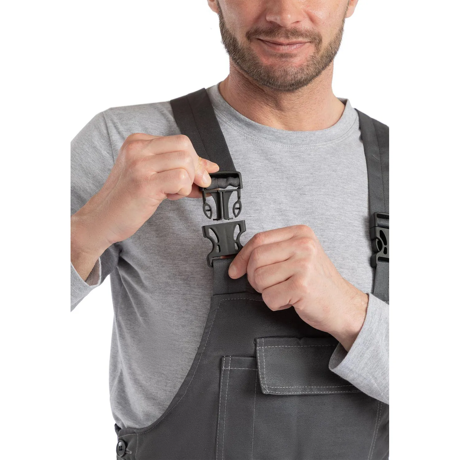 Костюм лет муж (куртка,пк) л01 т.сер/св.сер 104-108/170-176 (л22) - фото 16