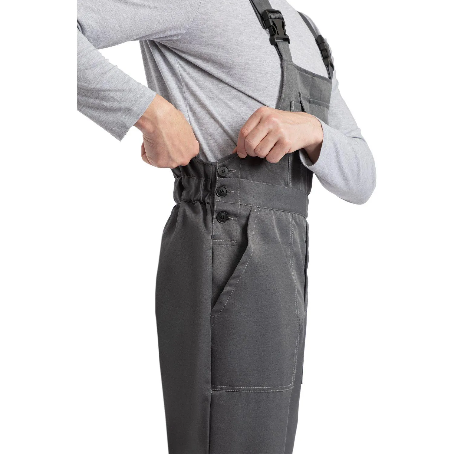 Костюм лет муж (куртка,пк) л01 т.сер/св.сер 128-132/194-200 (л22) - фото 19