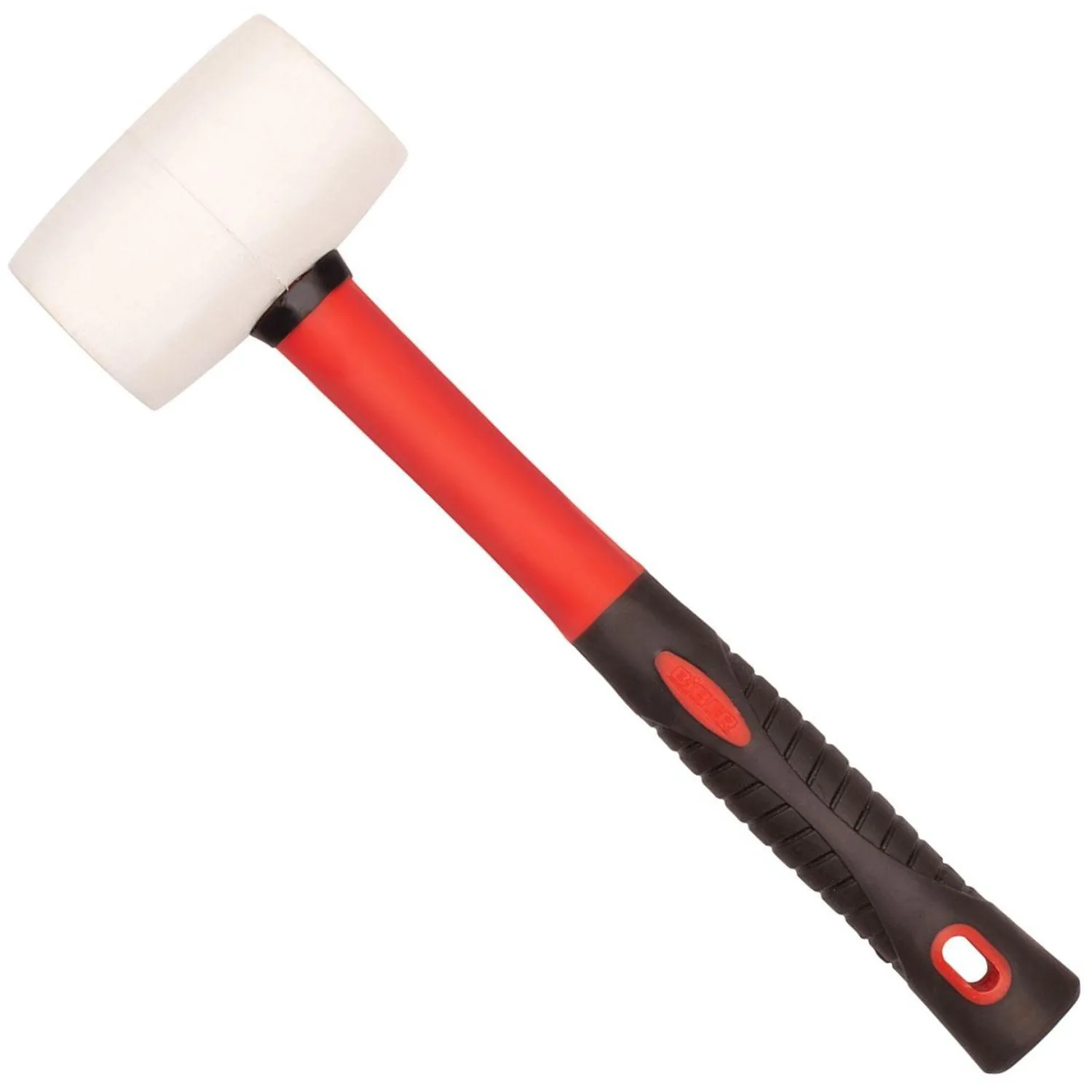 Киянка резиновая БИБЕР 85416 Профи фибергласс рукоятка 450г 55 мм СПб - фото 1