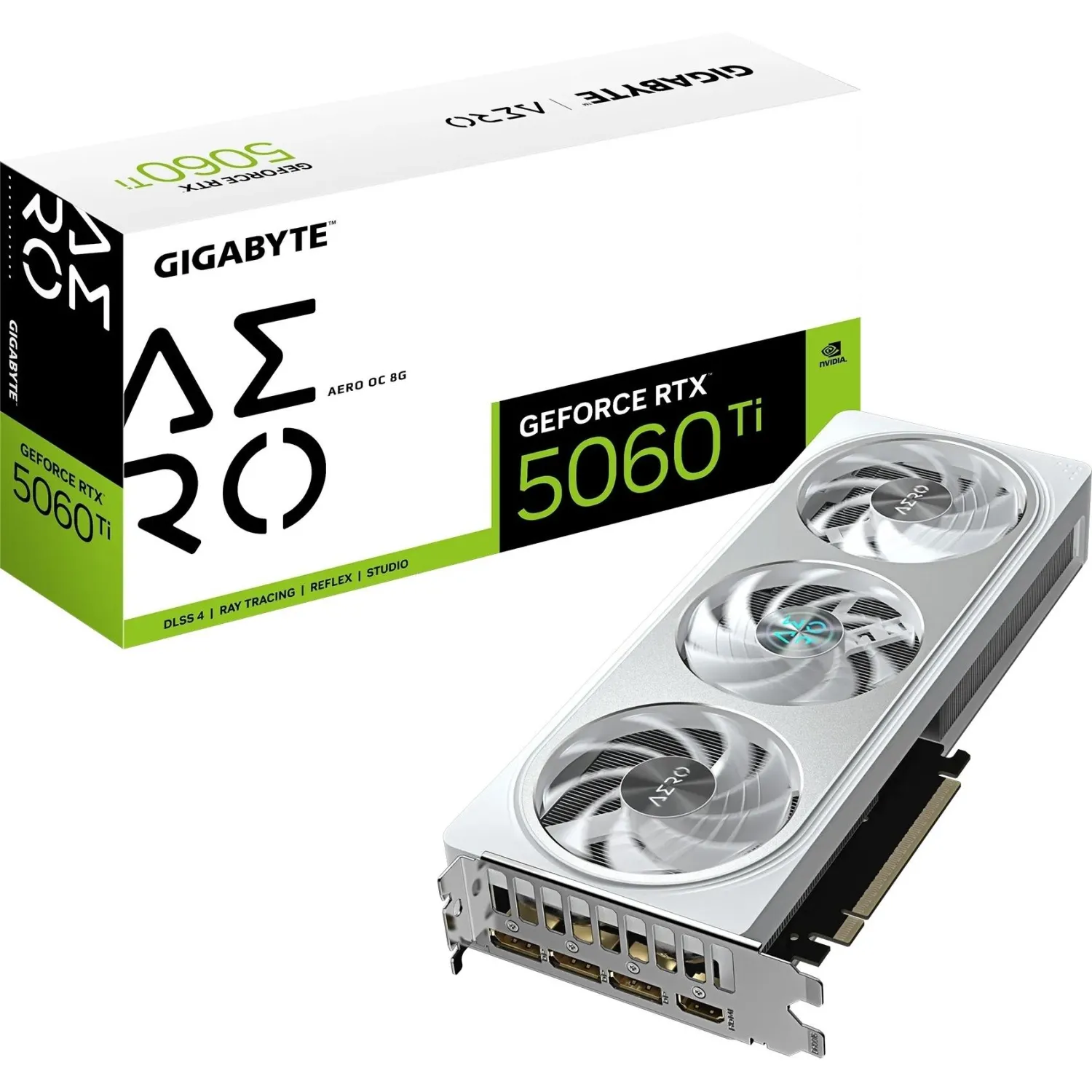 Видеокарта Gigabyte RTX 5060TI 8Gb,HDMIx1 DPx3(GV-N506TAERO OC-8GD) - фото 8