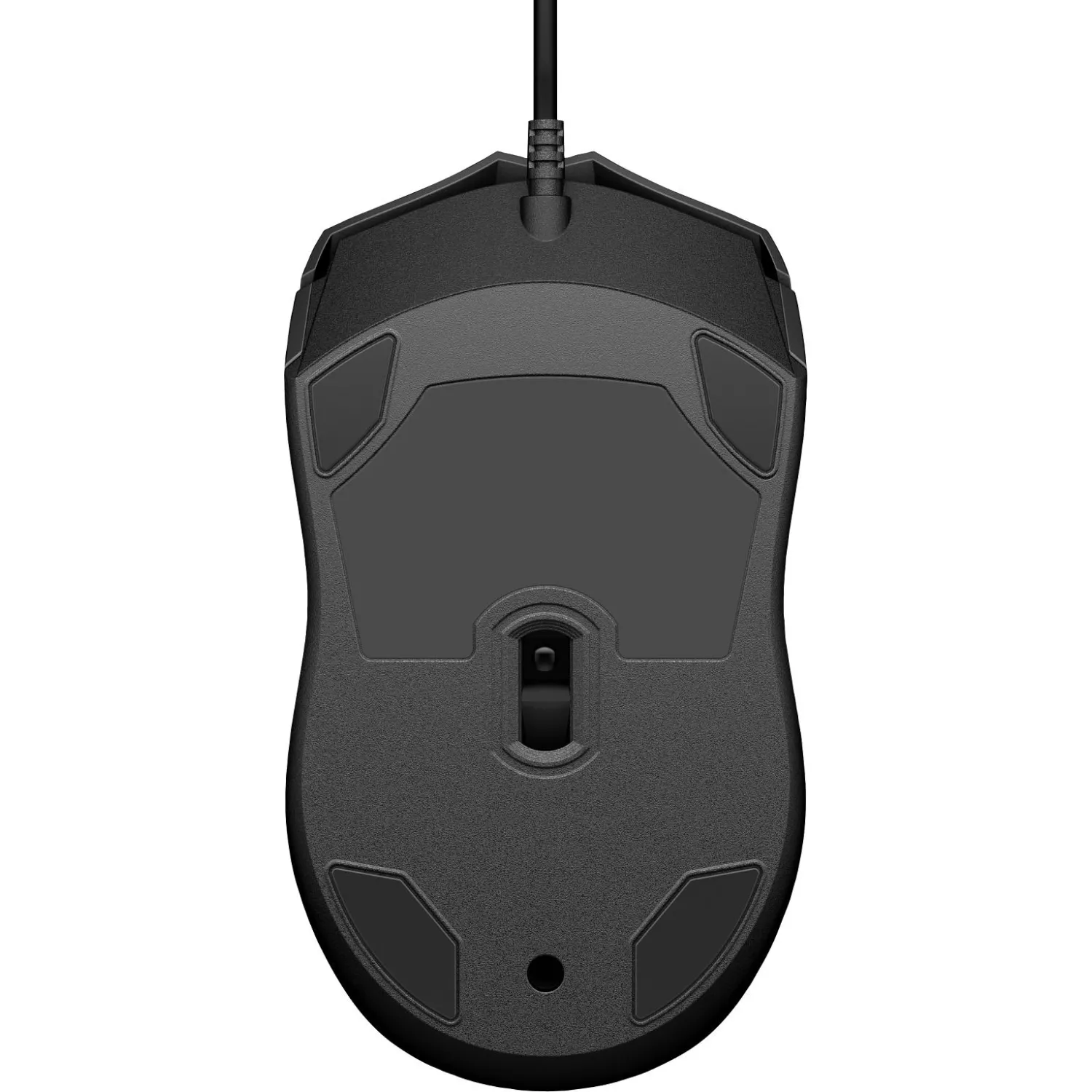 Мышь компьютерная HP проводная Wired Mouse 100 черный (6VY96AA) - фото 4