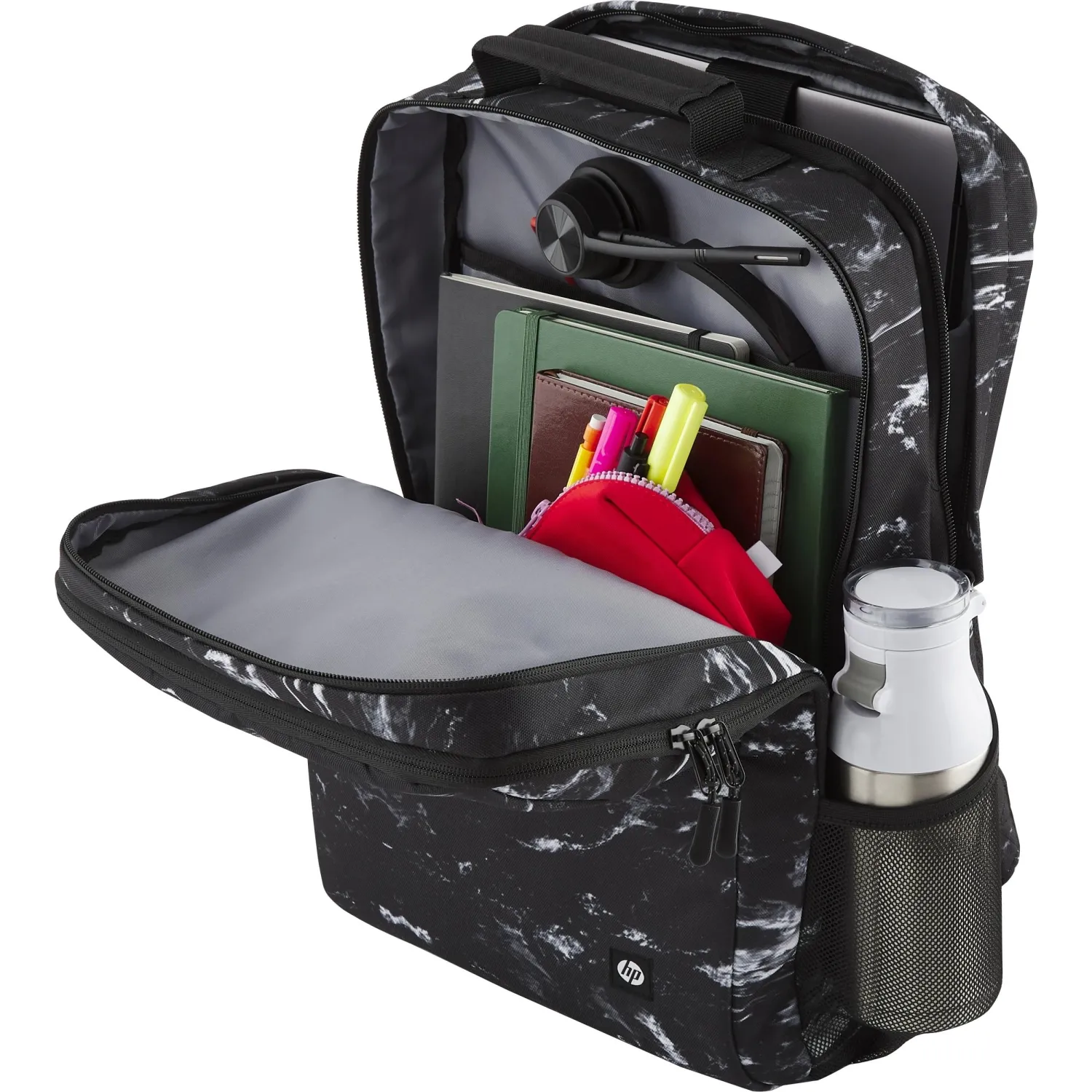 Рюкзак для ноутбука HP (7J592AA) 16 Campus Marble Black XL (7J592AA000) - фото 5