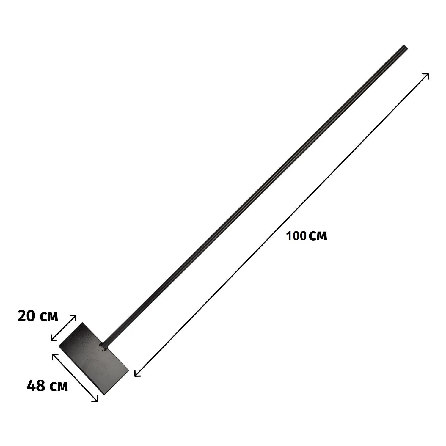 Ледоруб-топор Сибртех (20х120 см) металлический черенок 1,1 кг (61524) Ледоруб-топор Сибртех (20х120 см) металлический черенок 1,1 кг (61524) - фото 2