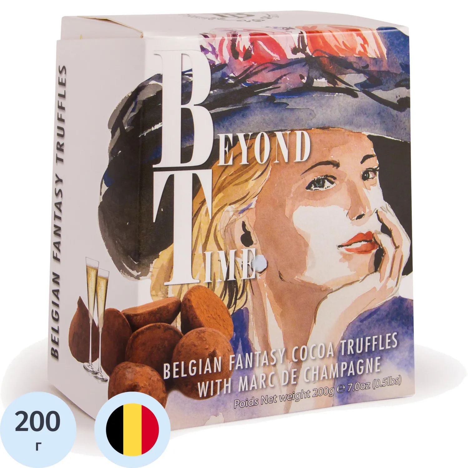 Конфеты Beyond Time трюфели с шампанским (Бельгия), 200г - фото 1