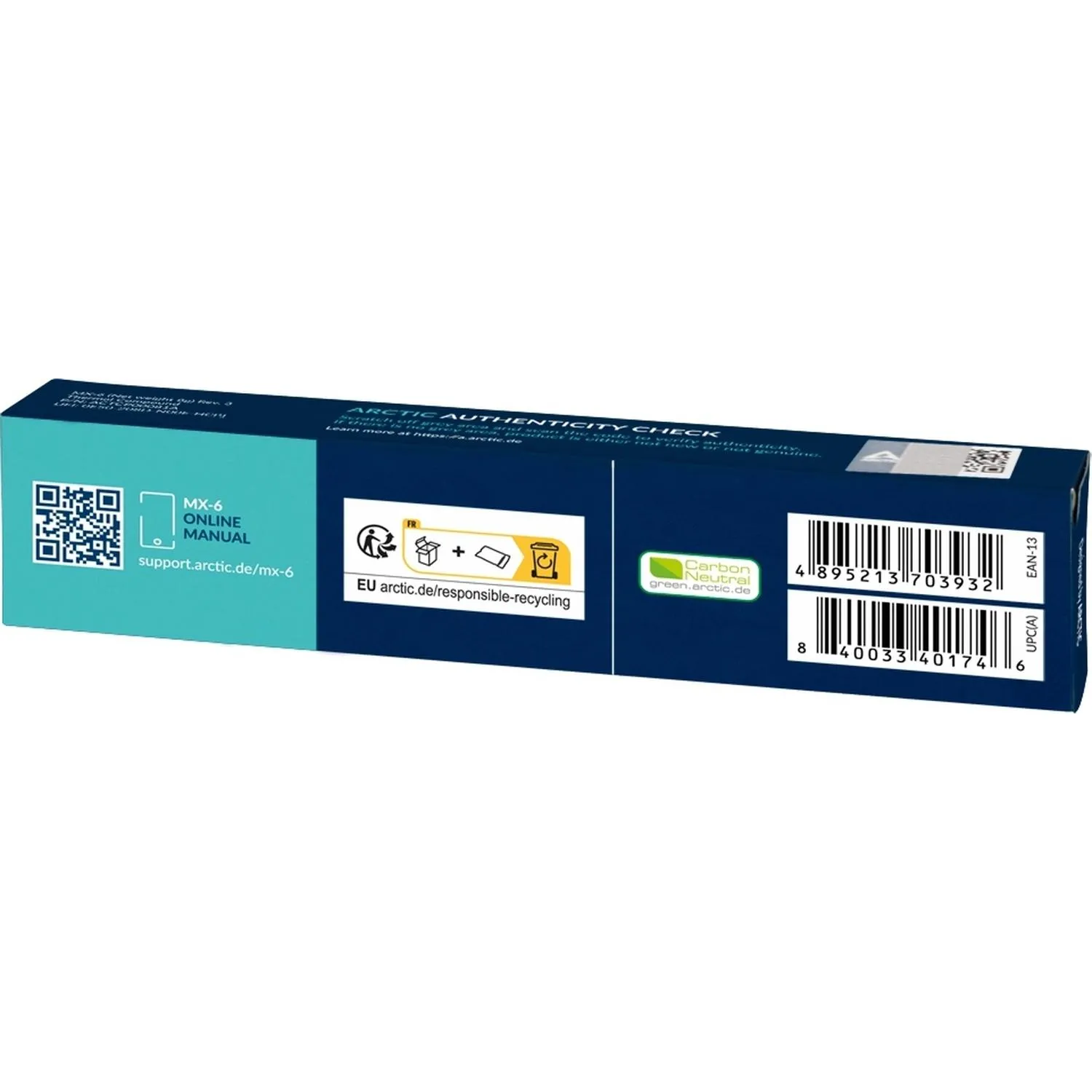 Термопаста Arctic Cooling  MX-6 Thermal Compound 8-gramm (ACTCP00081A) - фото 3