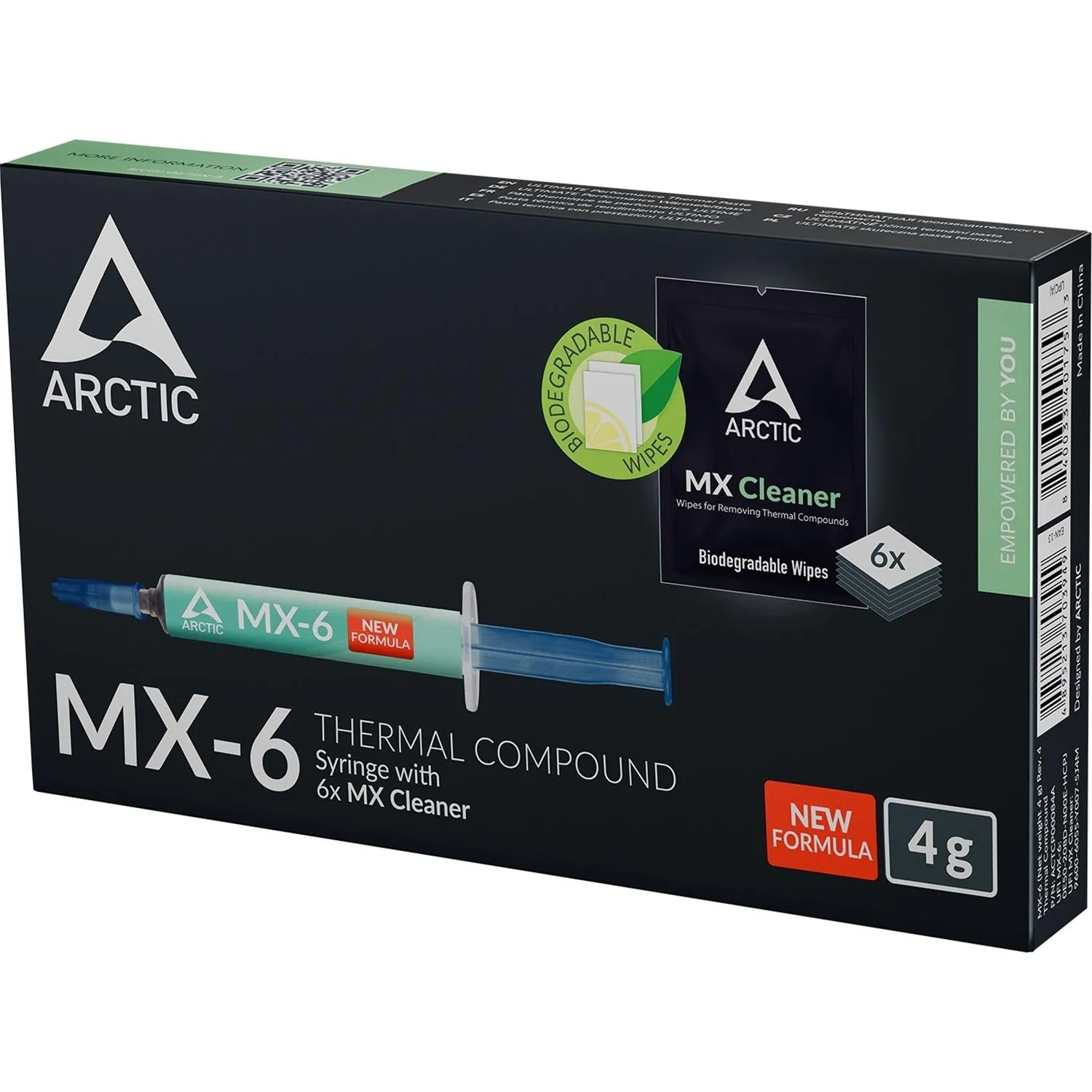 Термопаста Arctic Cooling MX-6 4 грамма with 6pcs MX Cleaner ACTCP00084A - фото 2