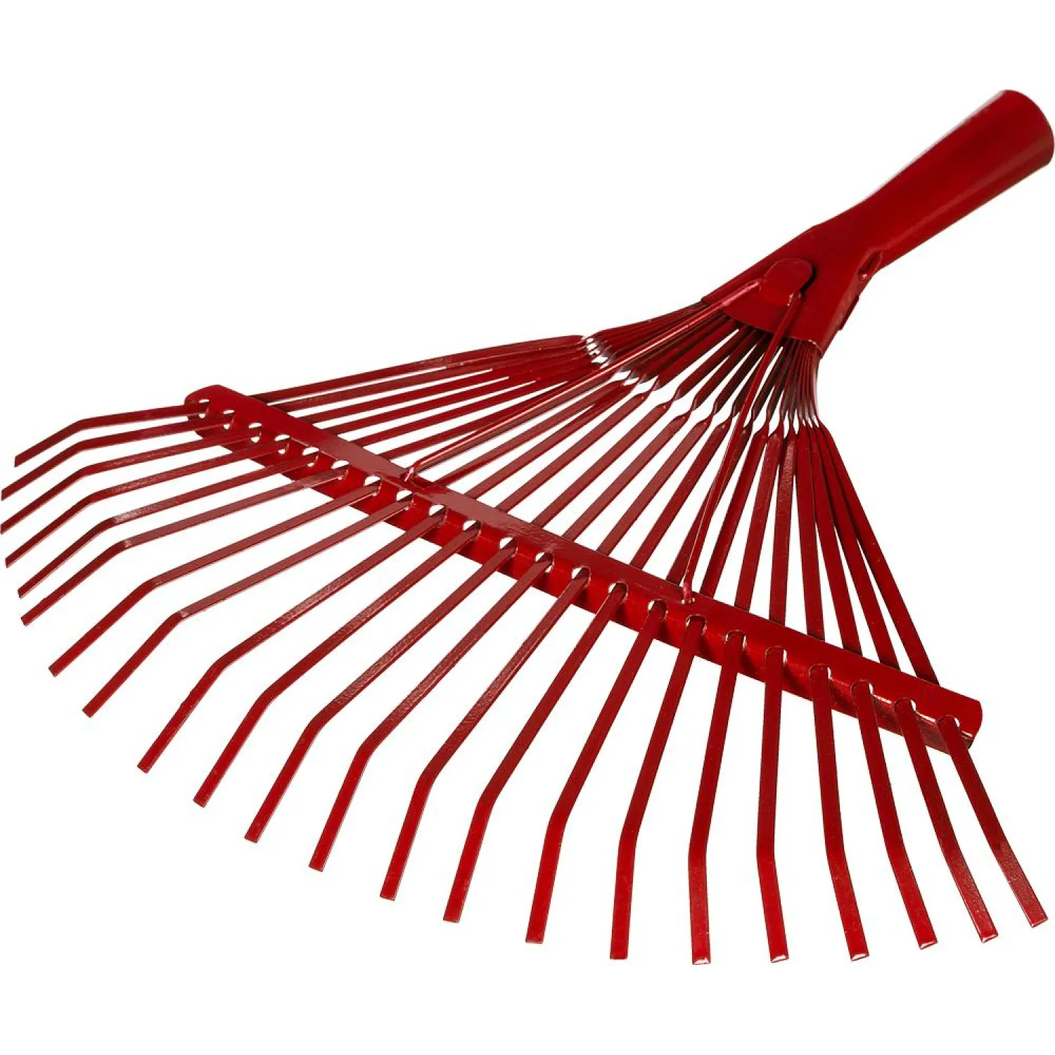 Грабли веерные пластинчатые 22 зуба металл 40 см без черенка Грабли веерные пластинчатые 22 зуба металл 40 см без черенка - фото 1