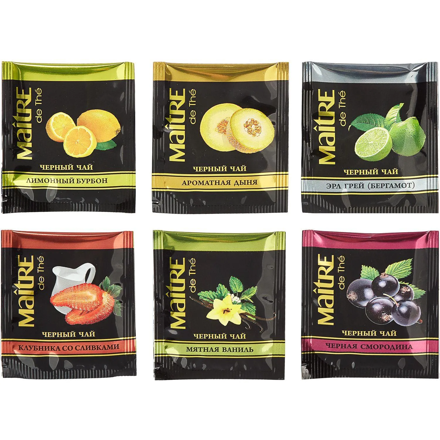 Чай Maitre de  The Цветы  12 вкусов 60 пак./уп - фото 2