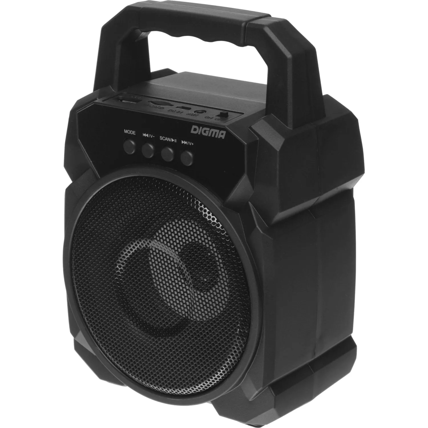 Портативная акустика Digma D-PS1500 черный 10W 1.0 BT 10м 500mAh (SP1500B) - фото 4