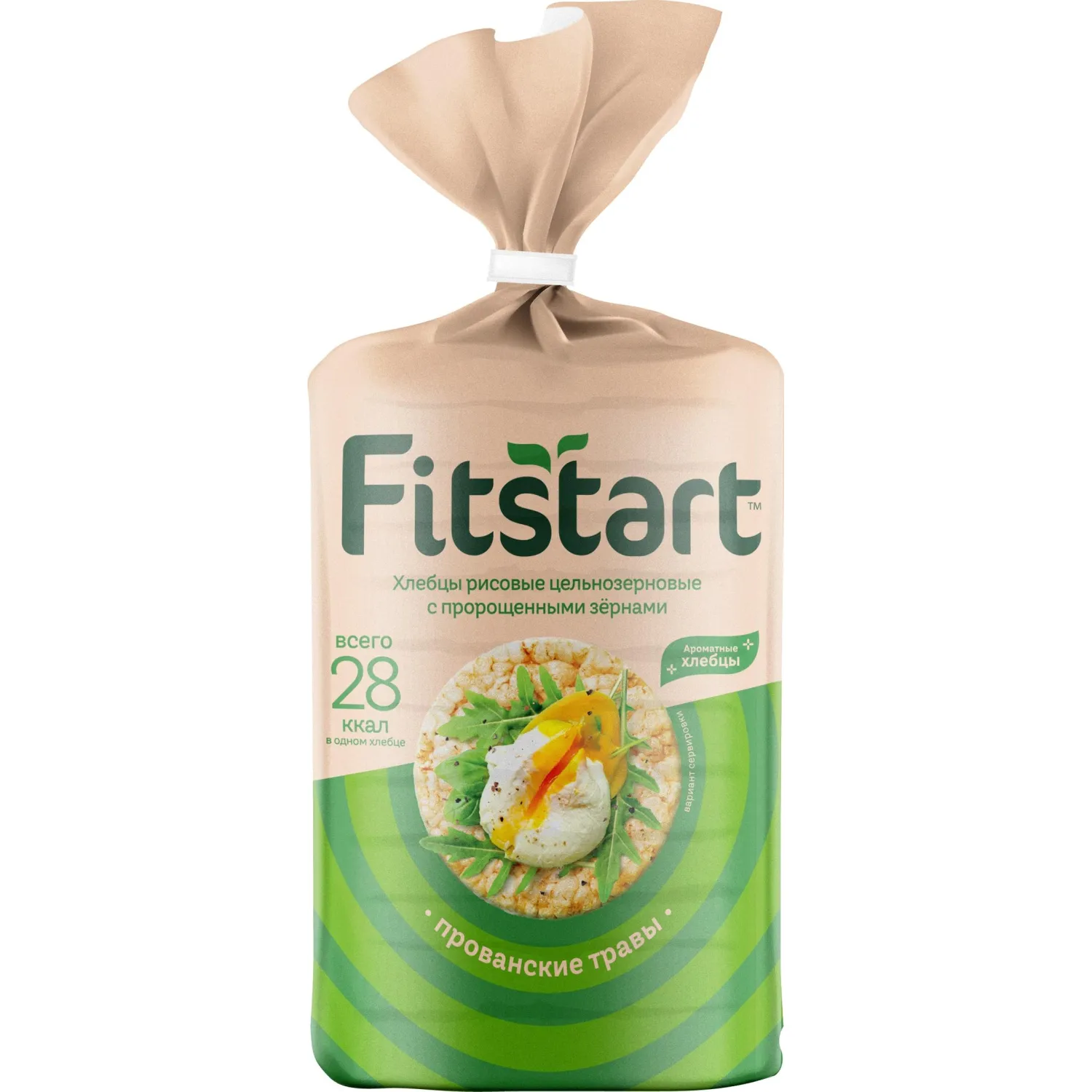 Хлебцы Fitstart Прованские травы рисовые 90г - фото 1