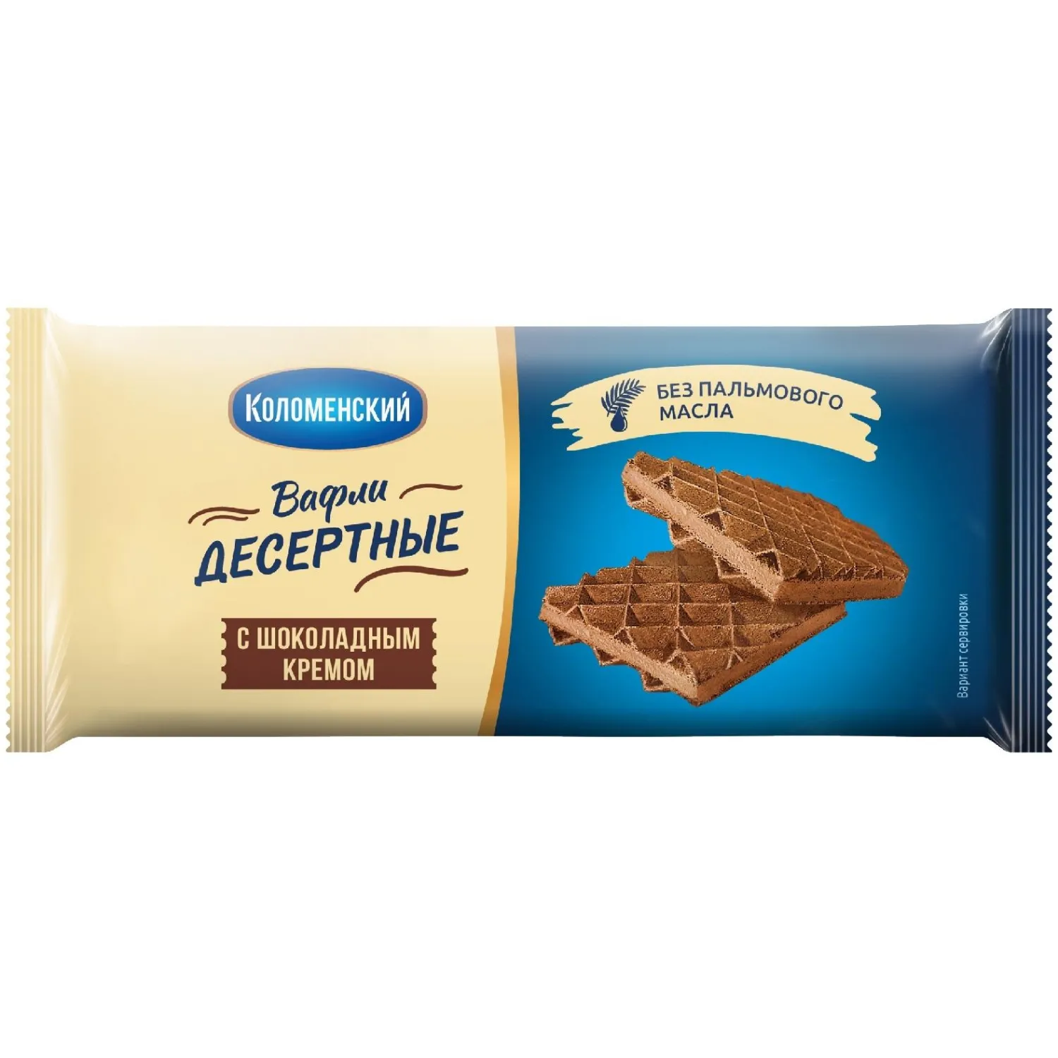 Вафли Коломенский Шоколадный крем, глубокого рифления, 90г - фото 1