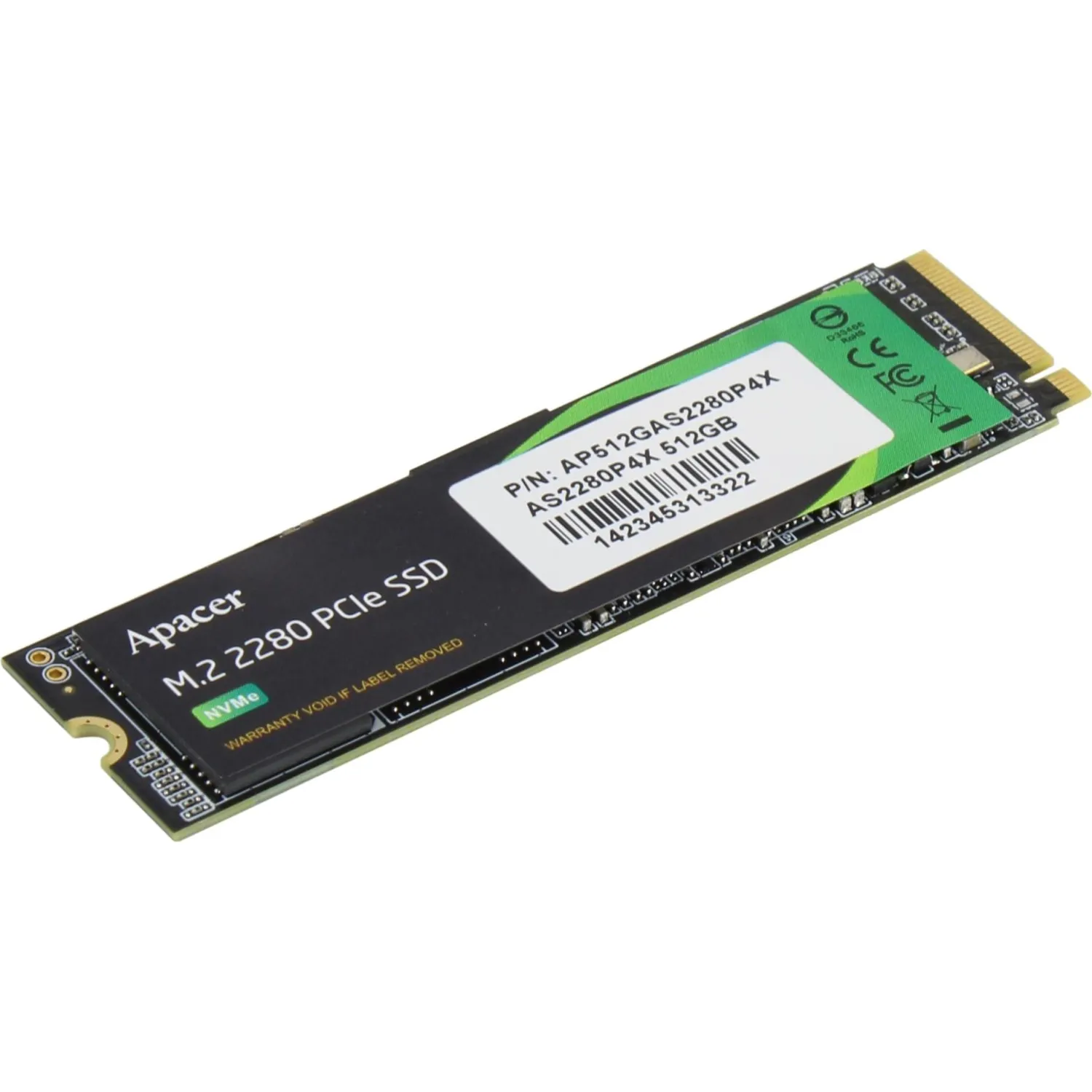 SSD накопитель Apacer AS2280P4X 512Gb M.2 PCIe Gen3x4(AP512GAS2280P4X-1) - фото 2
