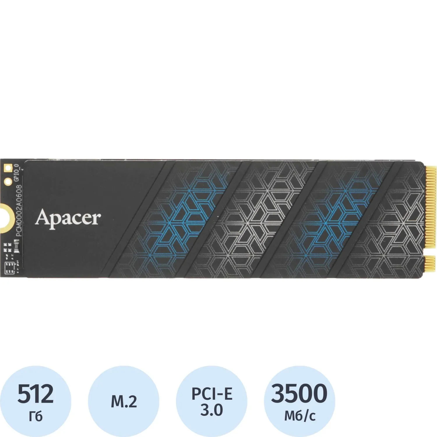 SSD накопитель Apacer AS2280P4U PRO 512Gb G3x4(AP512GAS2280P4UPRO-1) - фото 1