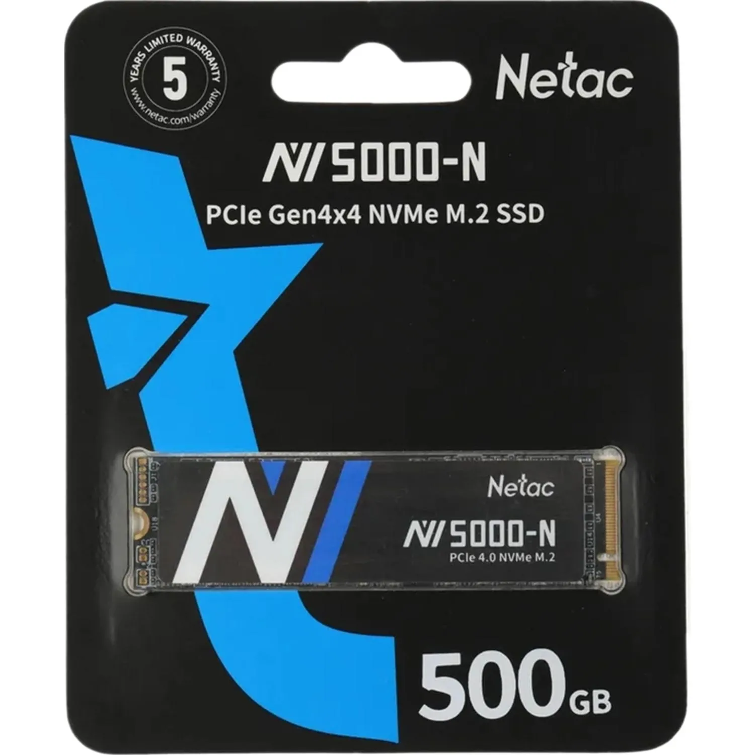 SSD накопитель Netac NV5000-N 500GB PCIe4x4 NVMe(NT01NV5000N-500-E4X) - фото 3