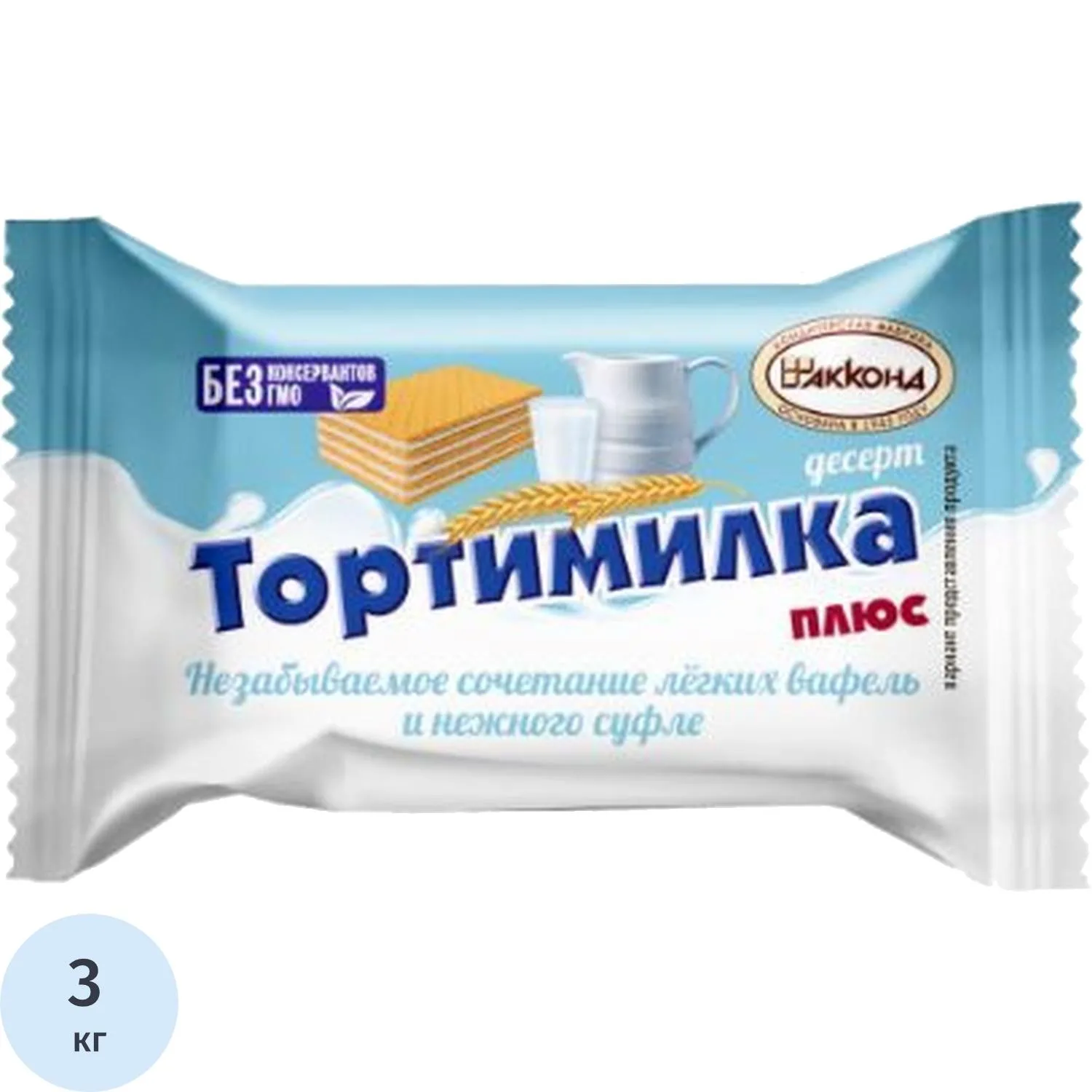 Вафли Акконд Тортимилка плюс, 3кг - фото 1