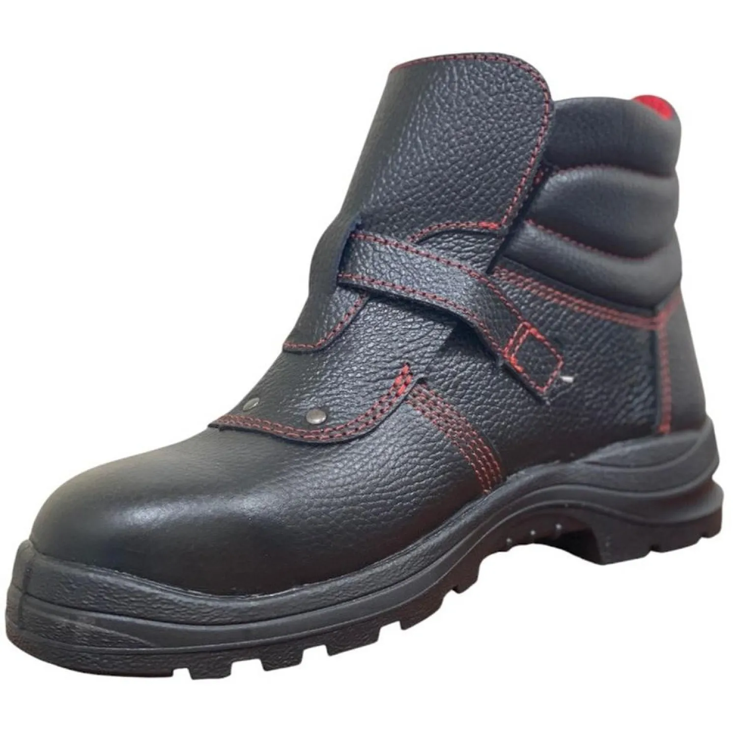 Ботинки сварщика мод ИПР1УНП ПУ/Нитрил с КП,КС , нат мех р.45 - фото 2