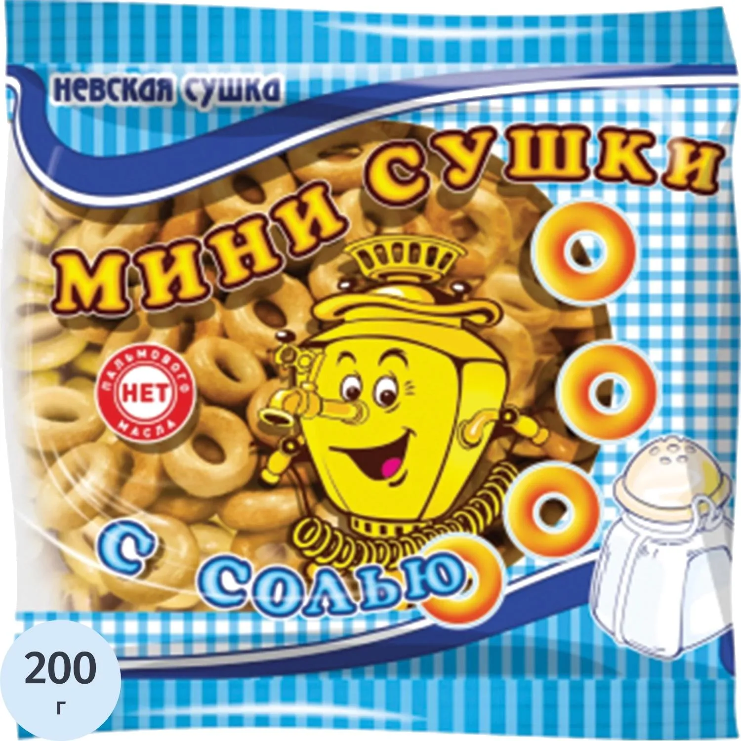 Сушки мини Невская Сушка Соленая, 200г - фото 1