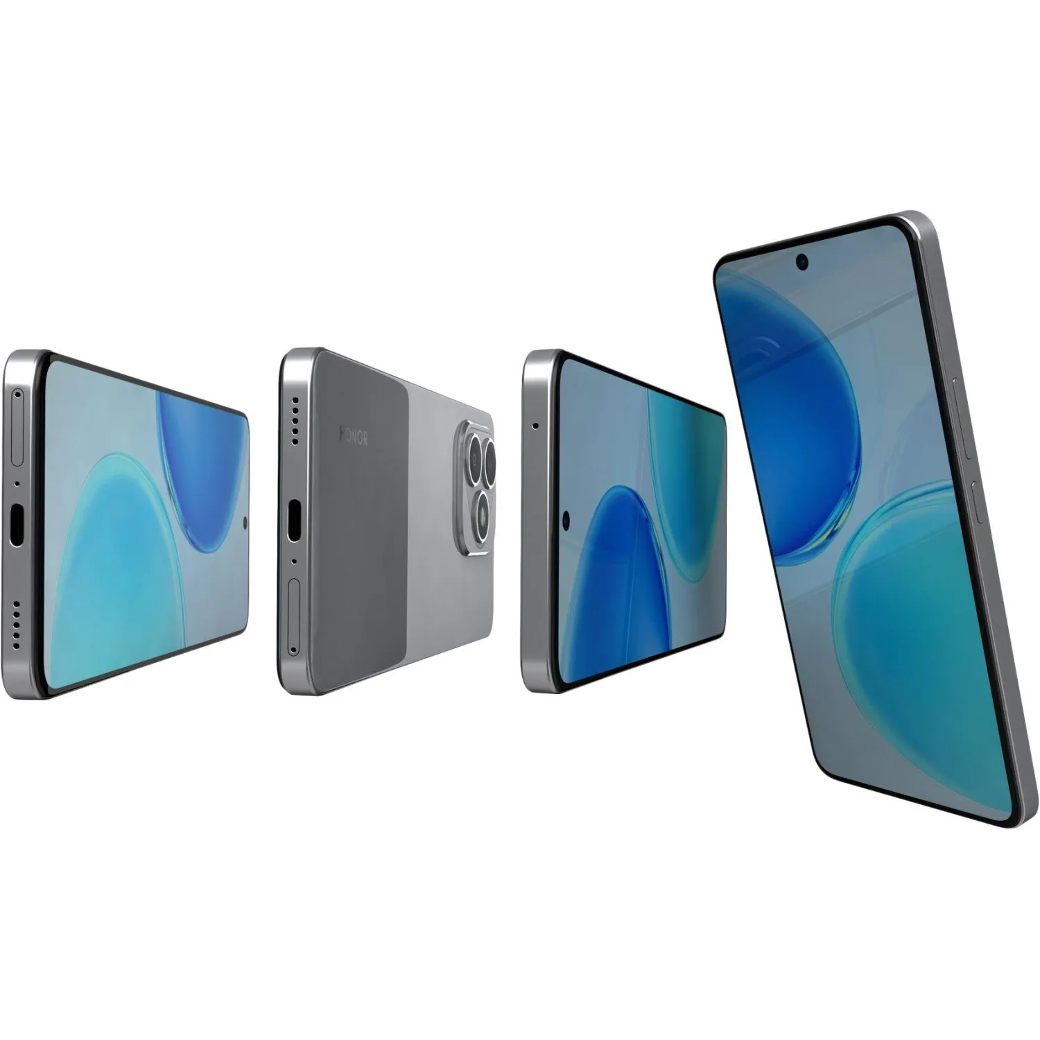 Смартфон Honor X8d 8+256GB Grey - фото 17