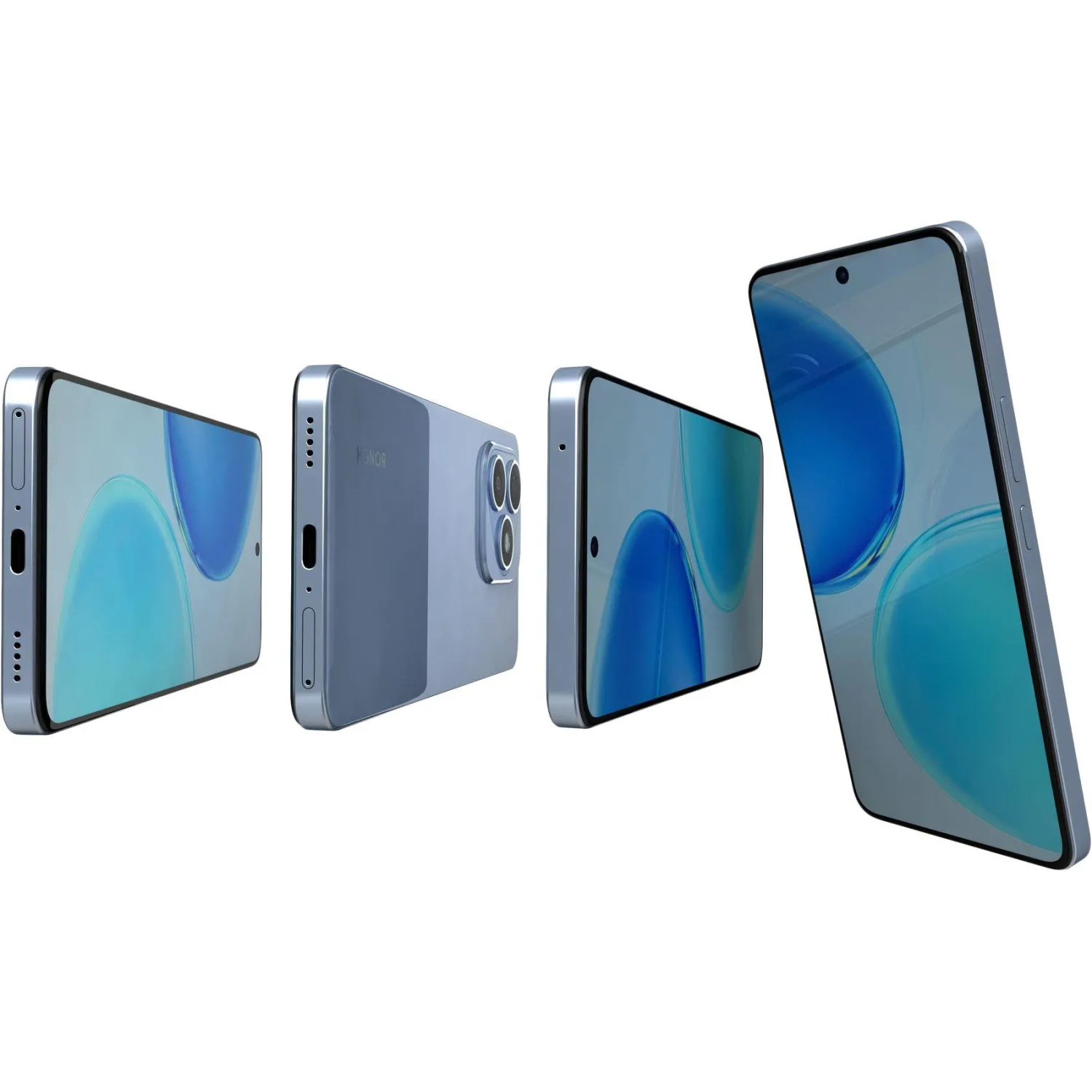 Смартфон Honor X8d 8+256GB Light Blue - фото 17