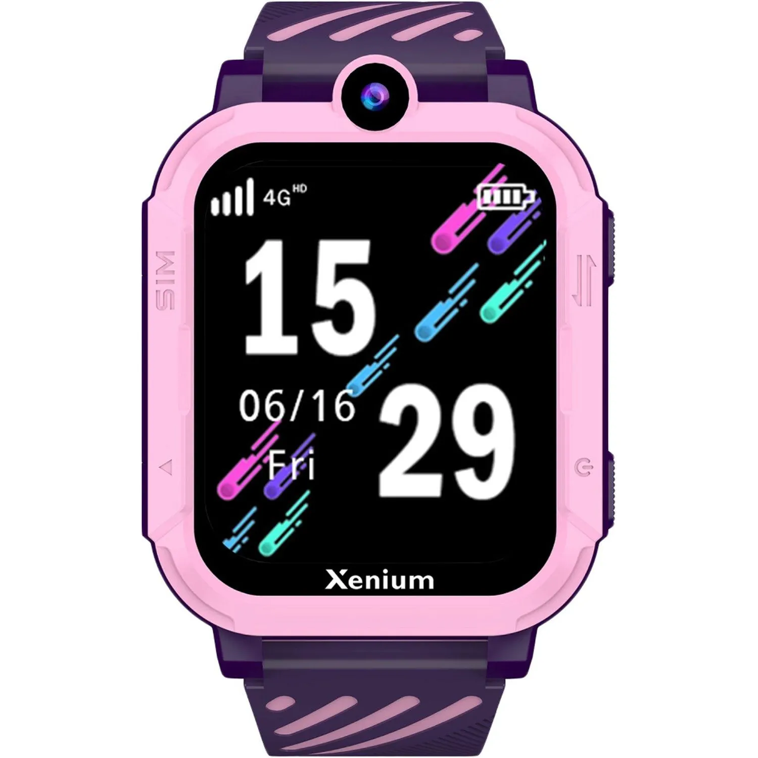 Смарт-часы Xenium W600 1.83 AMOLED розовый/фиолет - фото 4