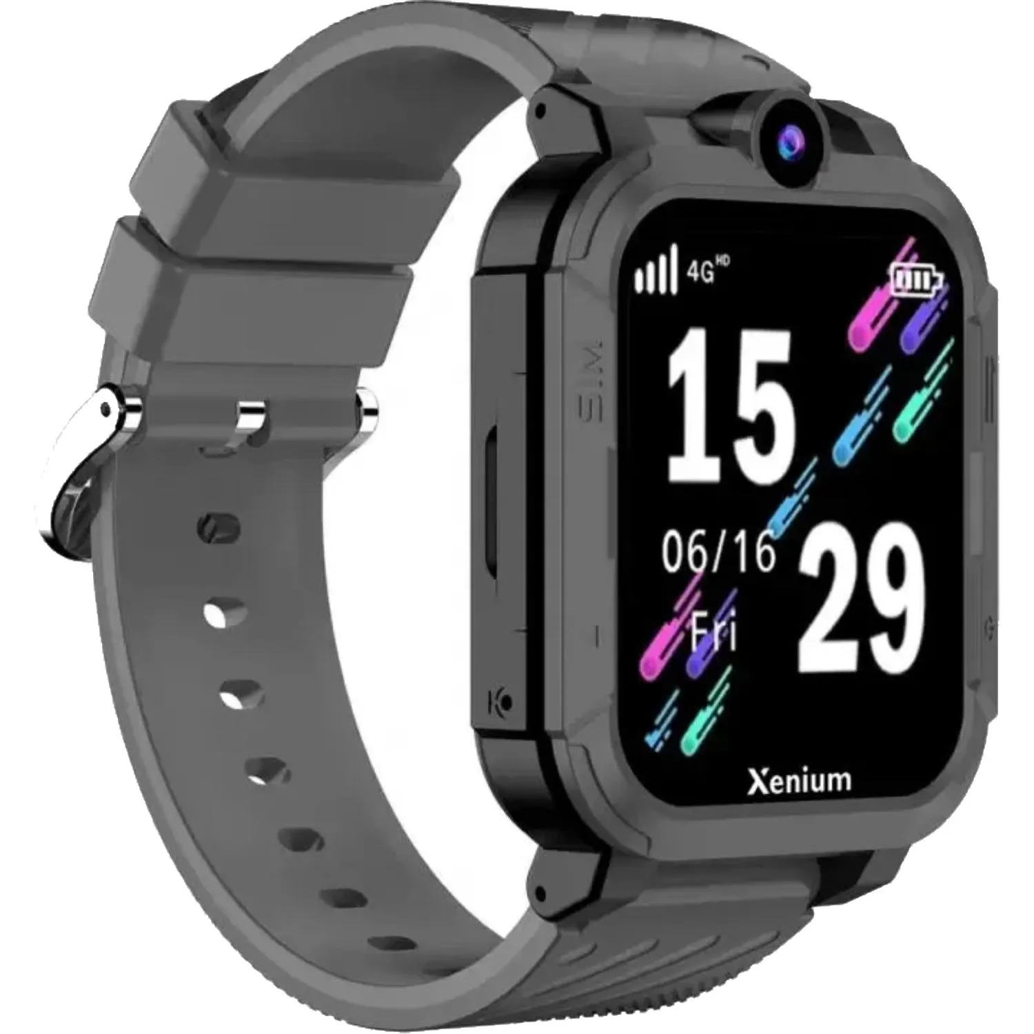 Смарт-часы Xenium W600 1.83 AMOLED т.серый - фото 2