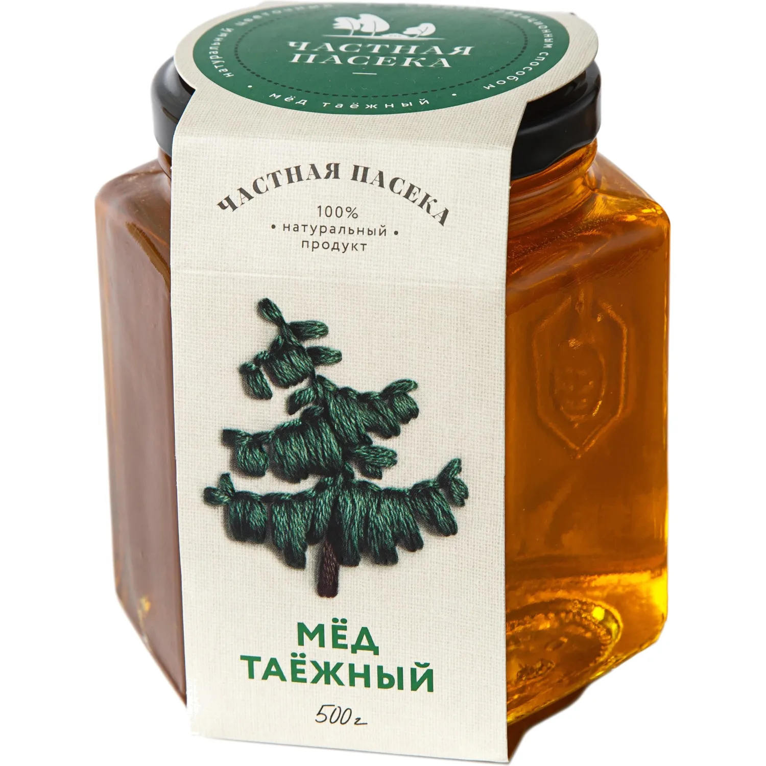 Мед Частная пасека таежный стекло, 500г - фото 3