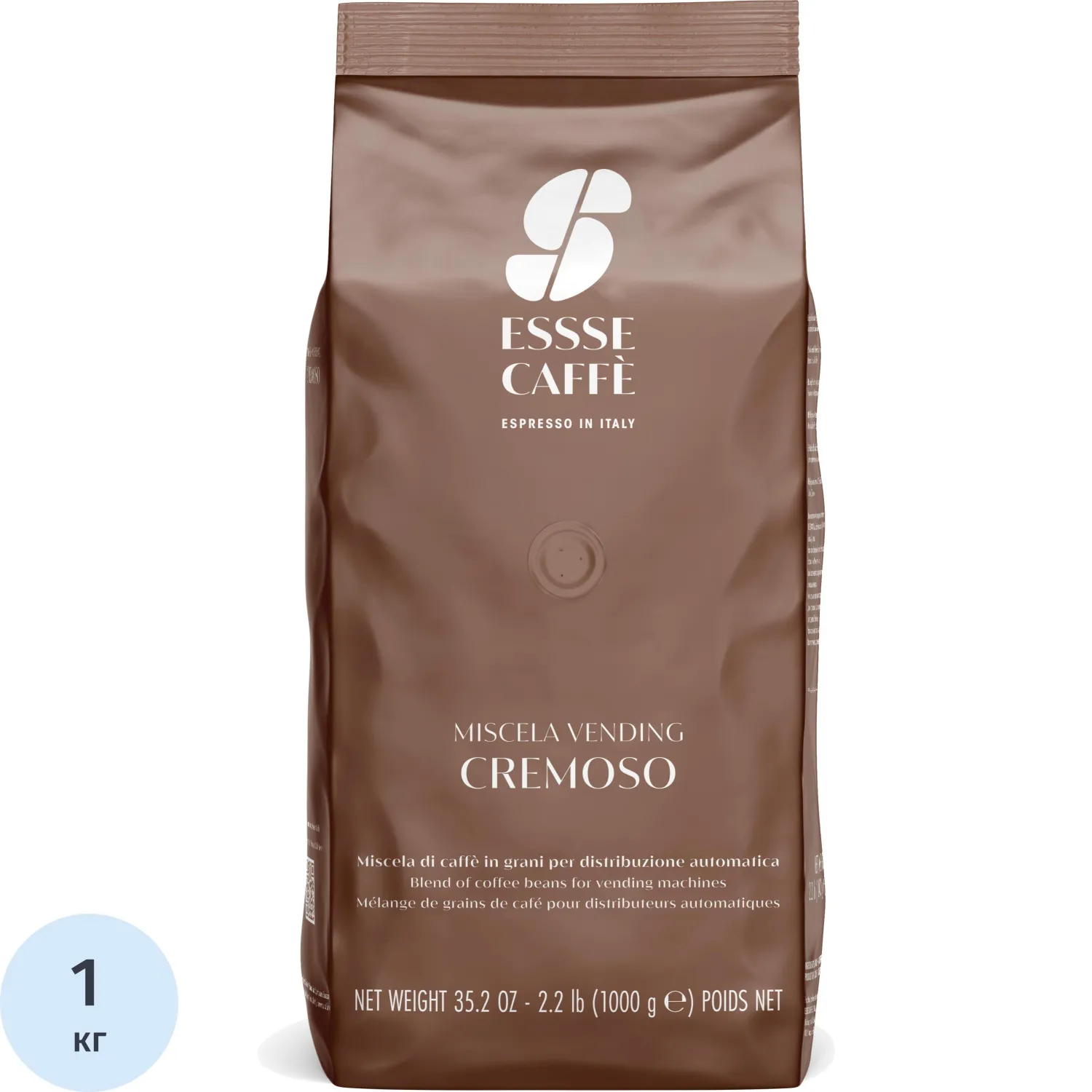 Кофе Essse Caffe Cremoso в зернах, 1кг - фото 1